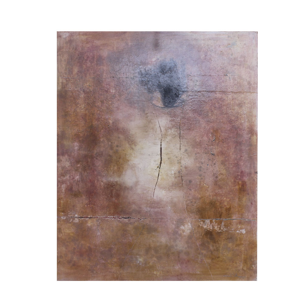 Hal Schwarze Mixed Media Abstract Painting