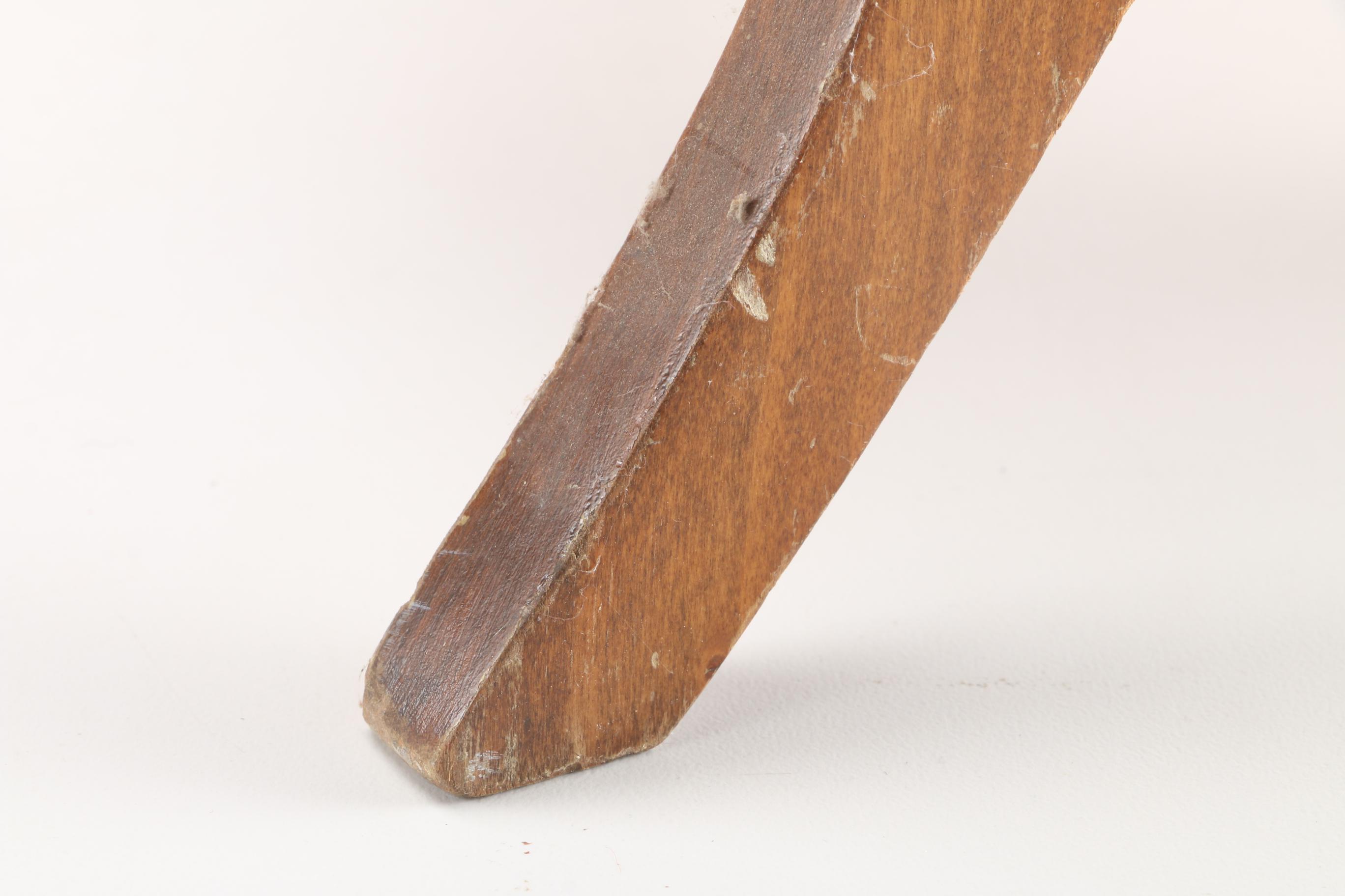 Butler Style Lyre Shaped Magazine Rack