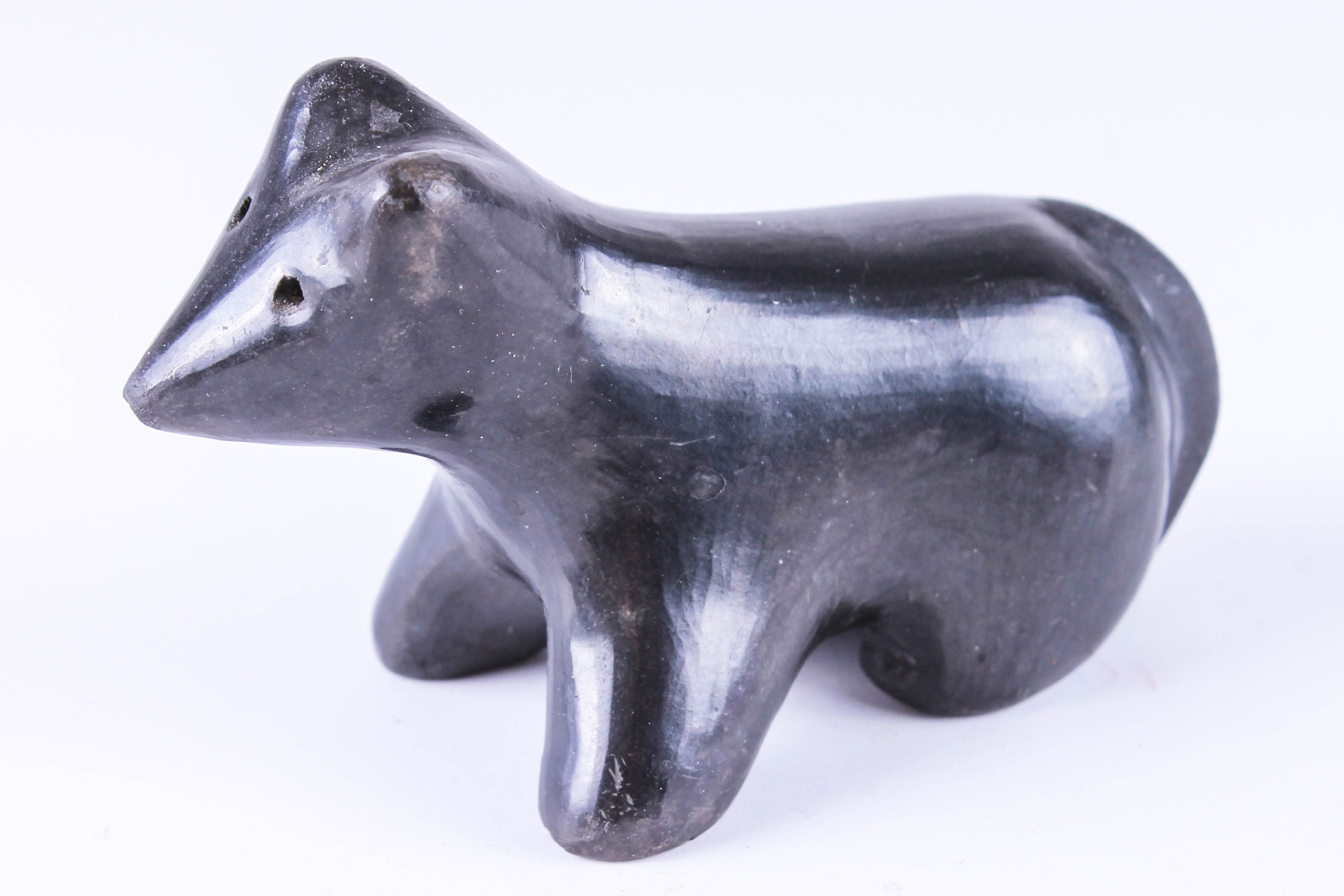 Native American Style Mini Pots and Two Fetishes