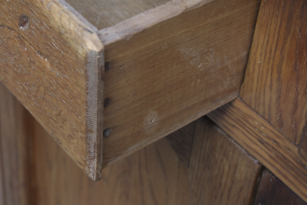 Vintage Oak China Cabinet