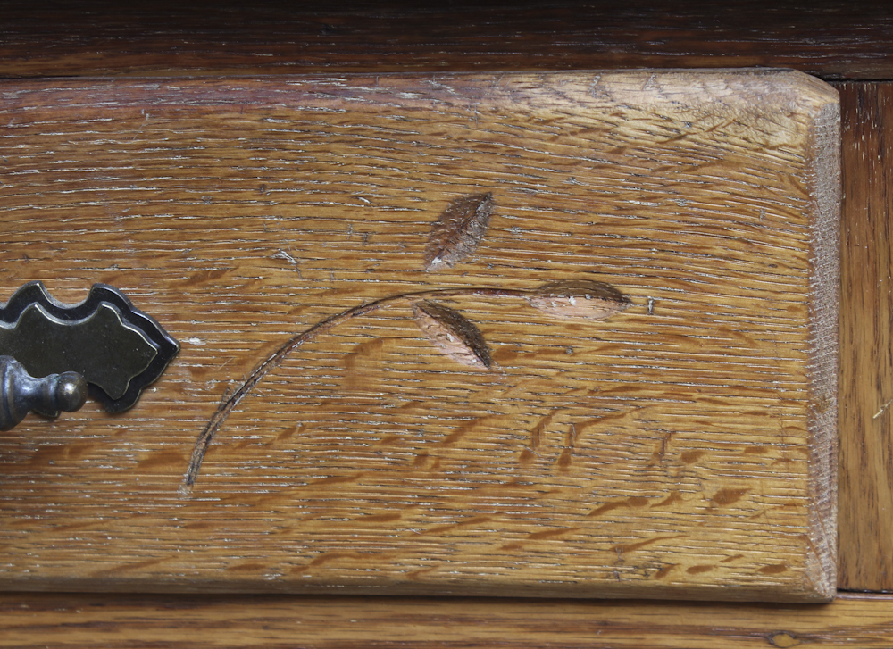 Vintage Oak China Cabinet