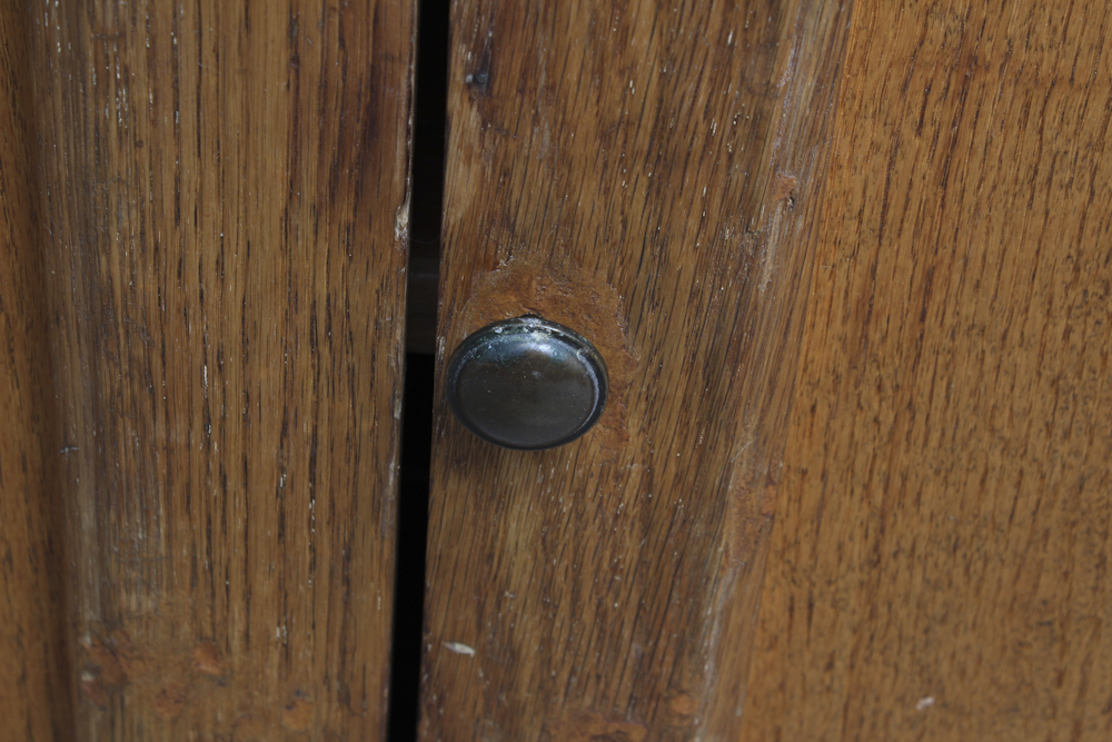 Vintage Oak China Cabinet