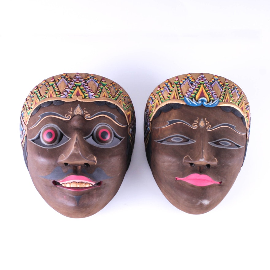 Indonesian Topeng Masks