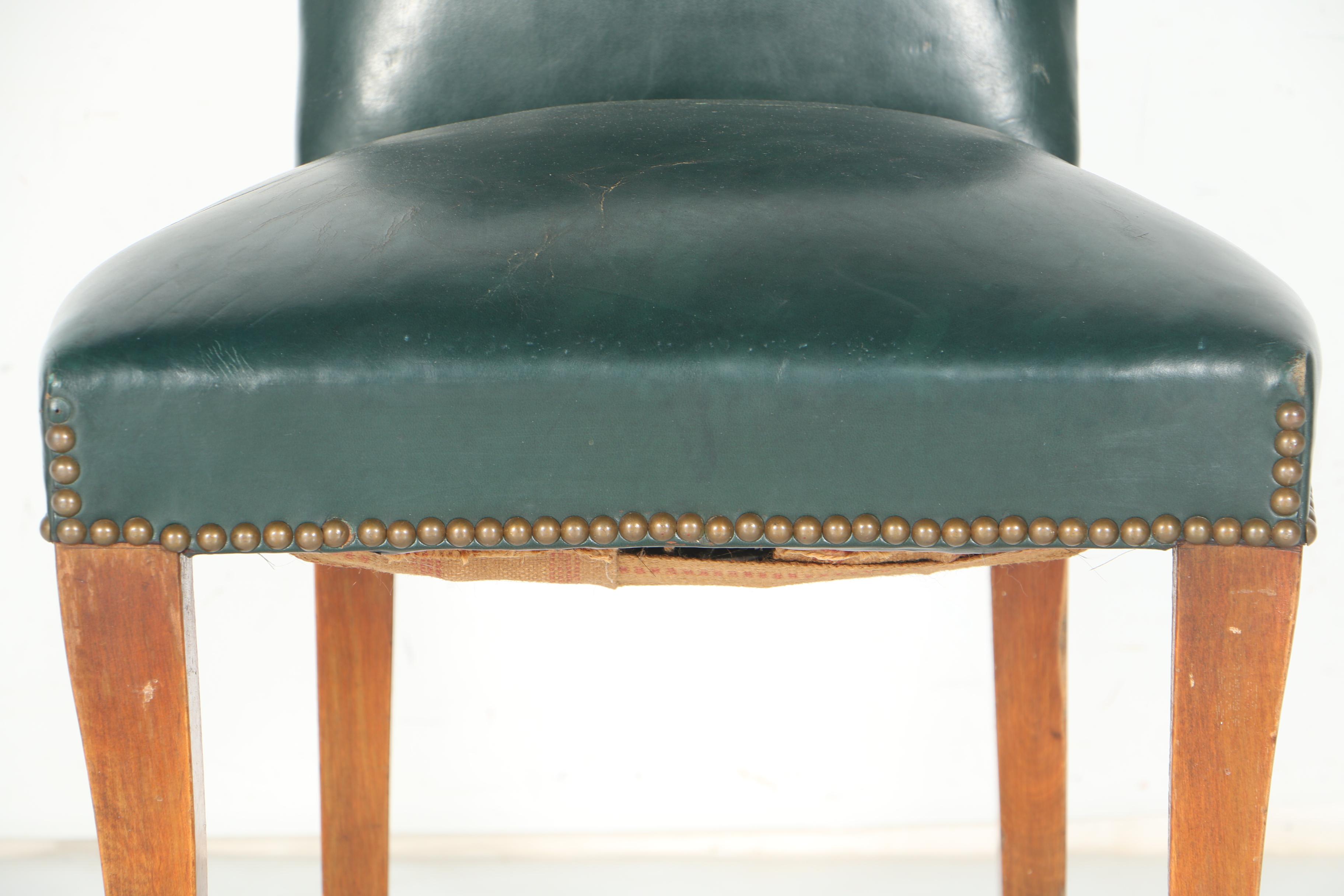 HIgh Back Leather Dining Chair