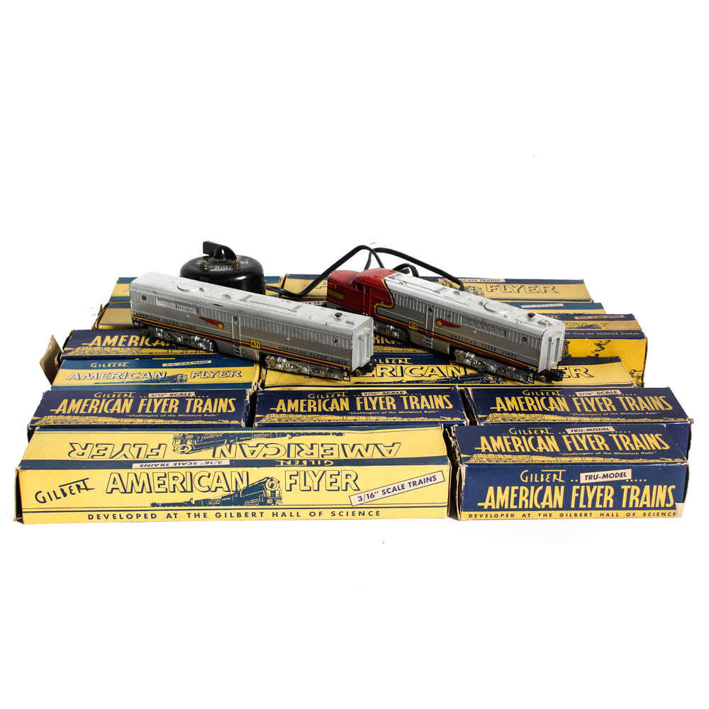 Vintage American Flyer Toy Trains