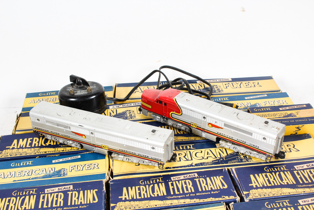 Vintage American Flyer Toy Trains