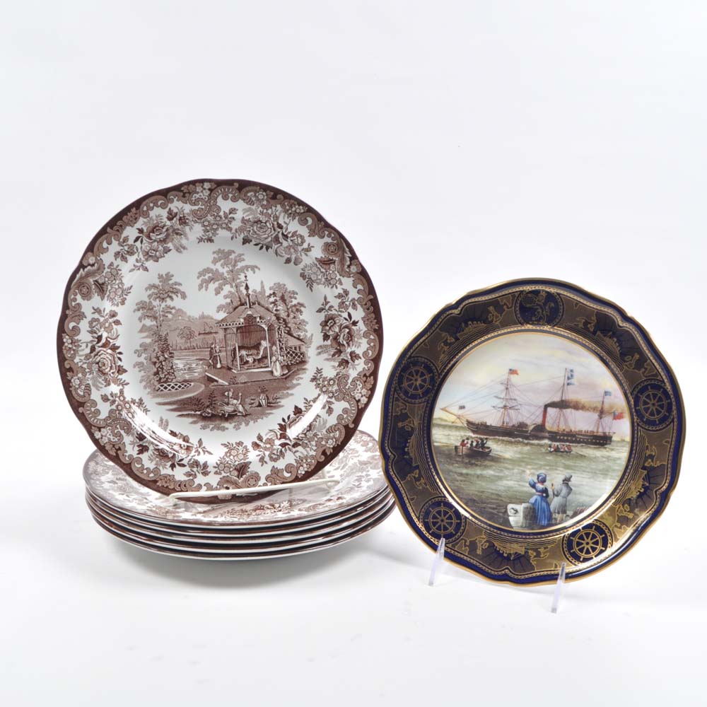 Spode Archive Collection Plates and Boxed Collectors Plate