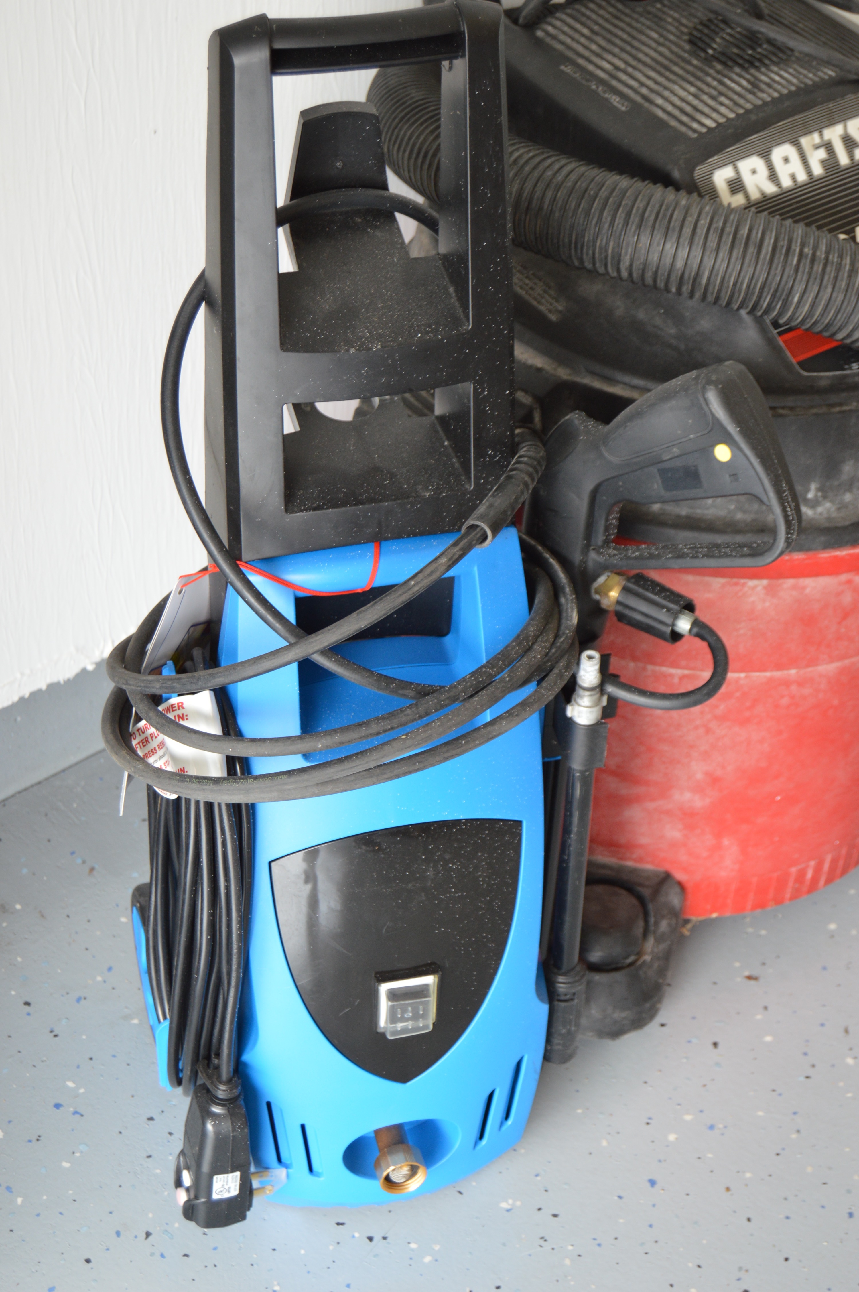 Pressure Washer by Pacific Hydrostar and Craftsman Shop Vac