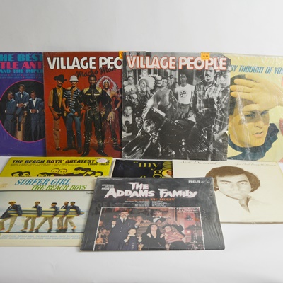 Beach Boys, Addams Family and Other Vintage LPs