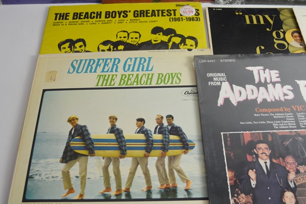 Beach Boys, Addams Family and Other Vintage LPs