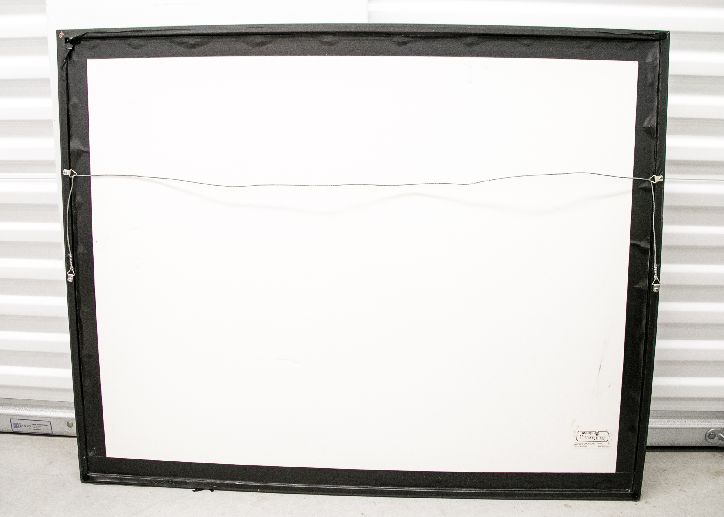 Framed "Pulp & Paper Mills" Map