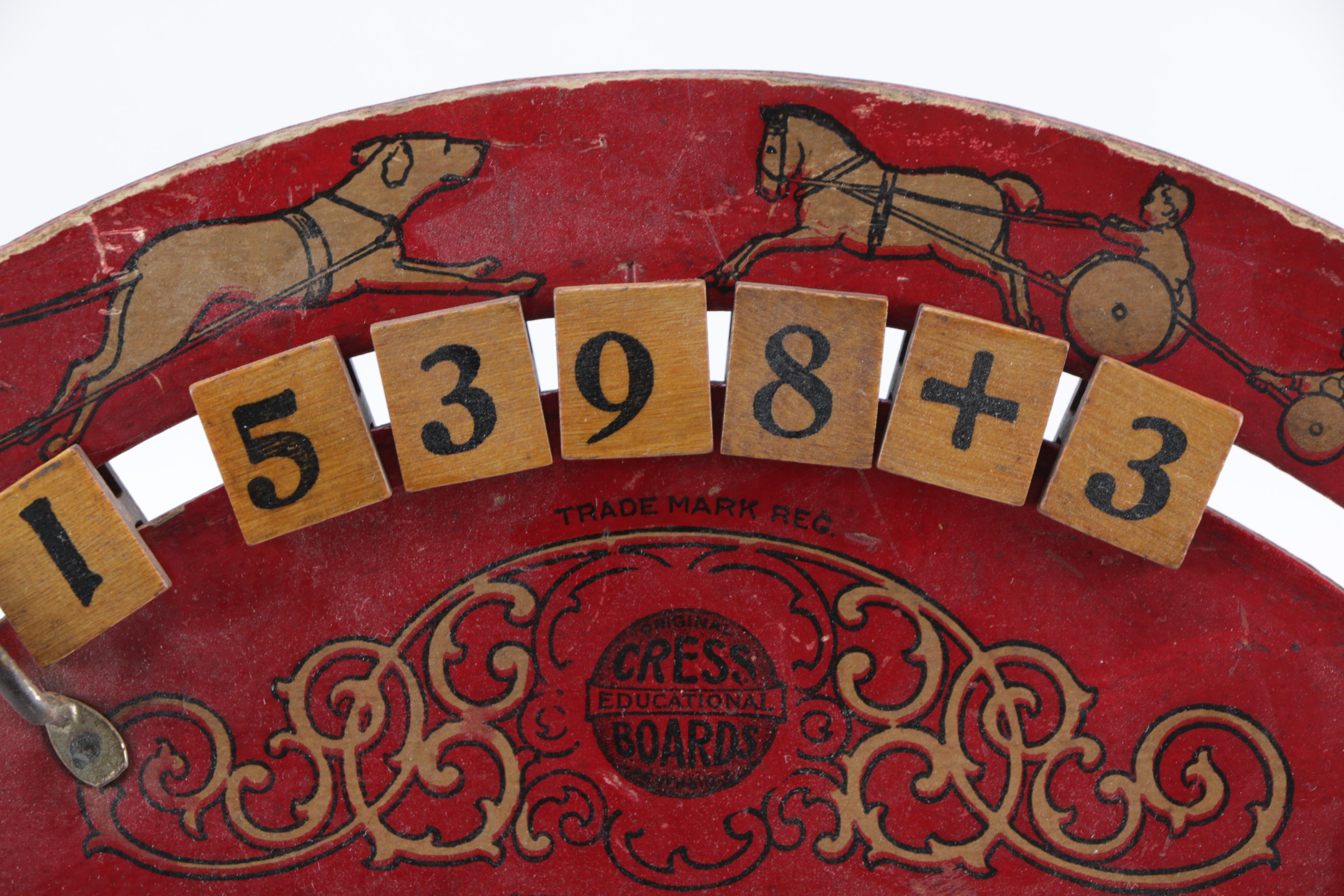 Antique Wooden Games Including 1880s Cornhole Predecessor "Faba Baga; or Parlor Quoits"