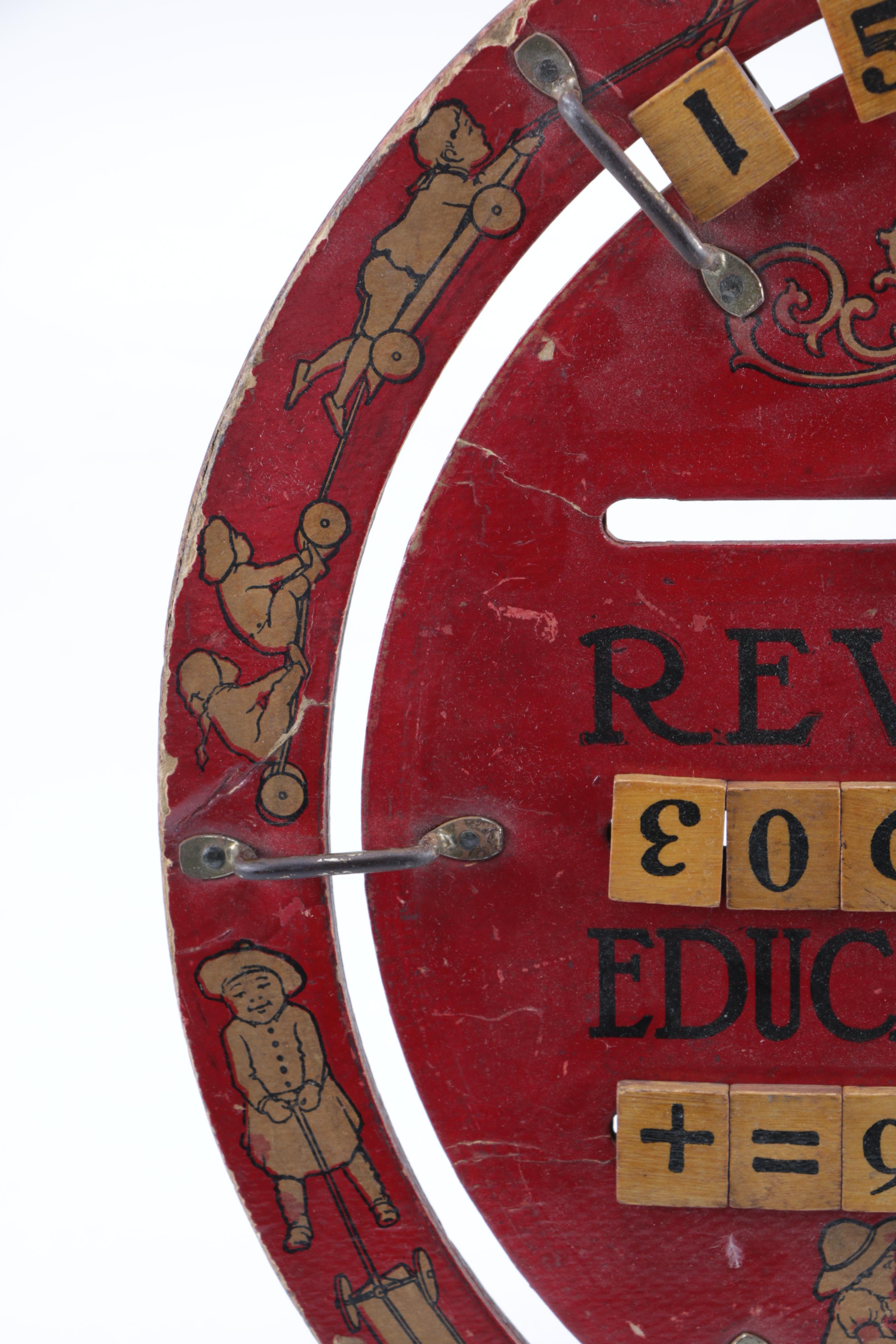 Antique Wooden Games Including 1880s Cornhole Predecessor "Faba Baga; or Parlor Quoits"