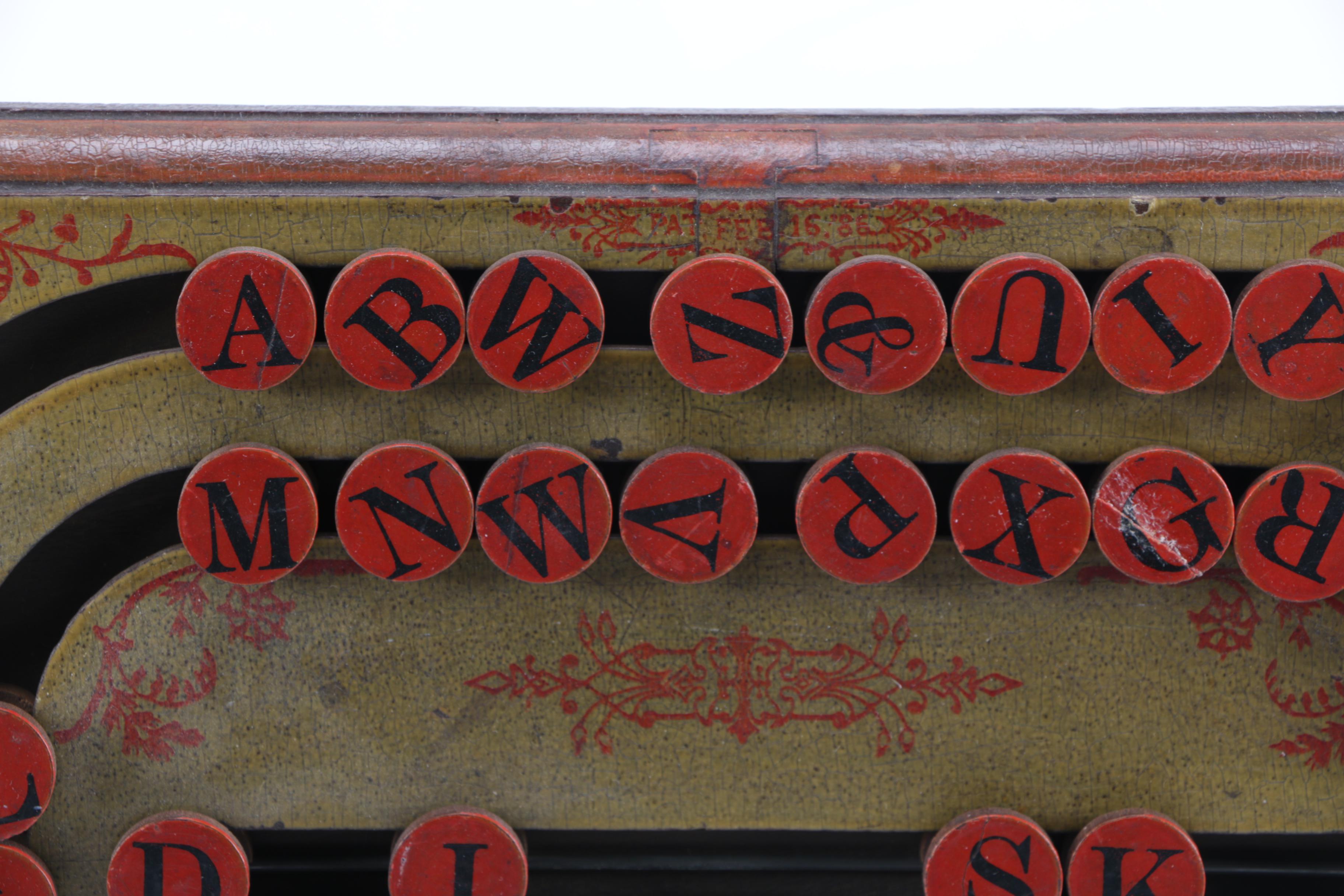 Antique Wooden Games Including 1880s Cornhole Predecessor "Faba Baga; or Parlor Quoits"