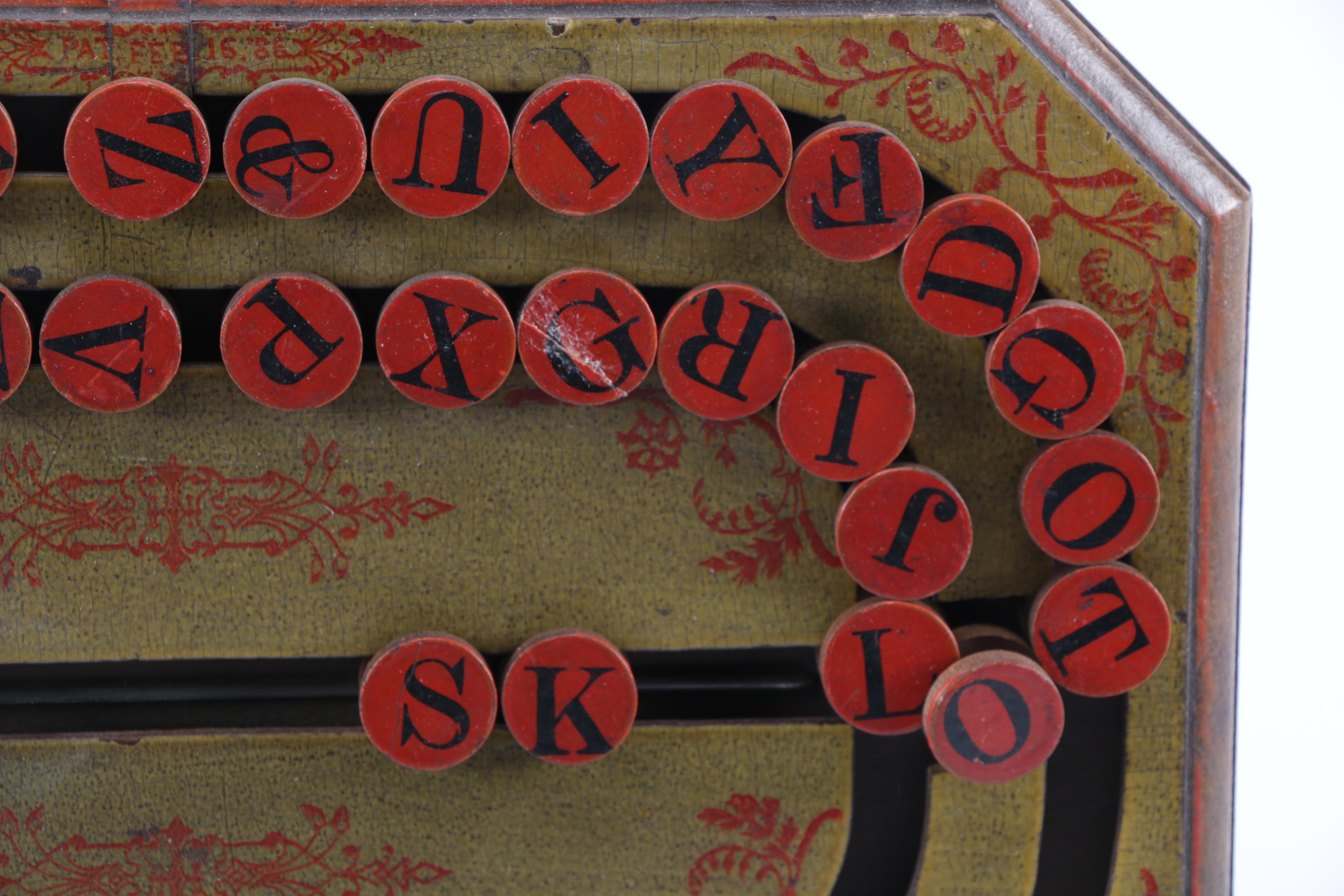 Antique Wooden Games Including 1880s Cornhole Predecessor "Faba Baga; or Parlor Quoits"