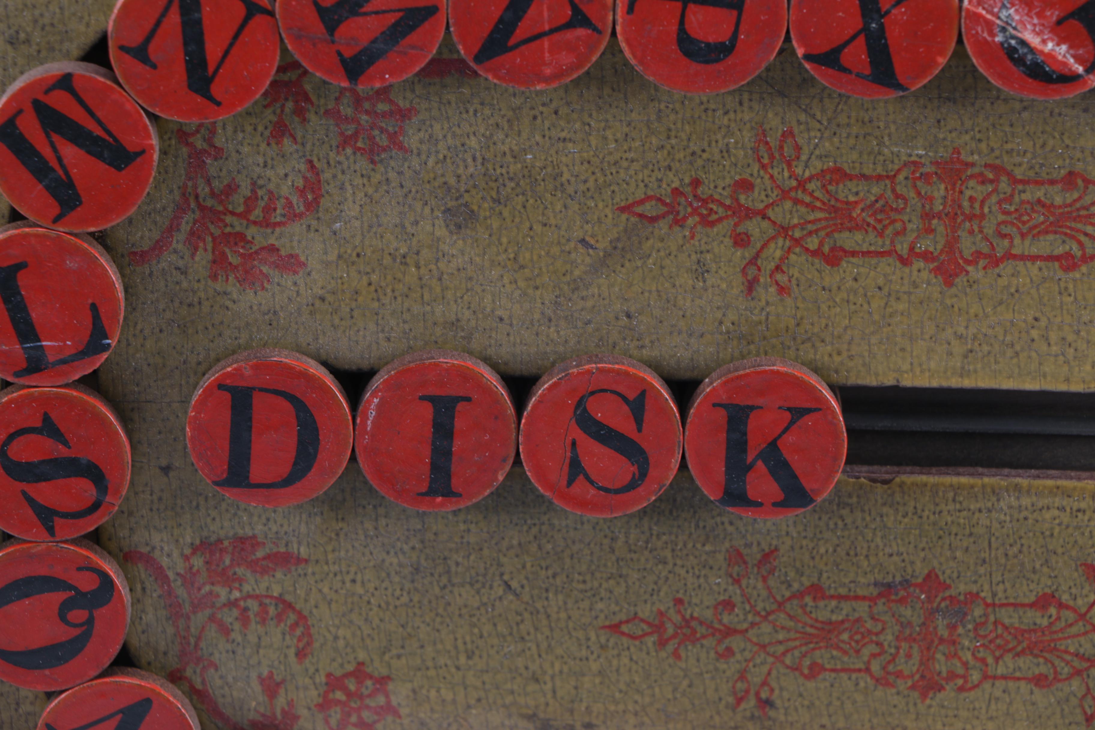 Antique Wooden Games Including 1880s Cornhole Predecessor "Faba Baga; or Parlor Quoits"