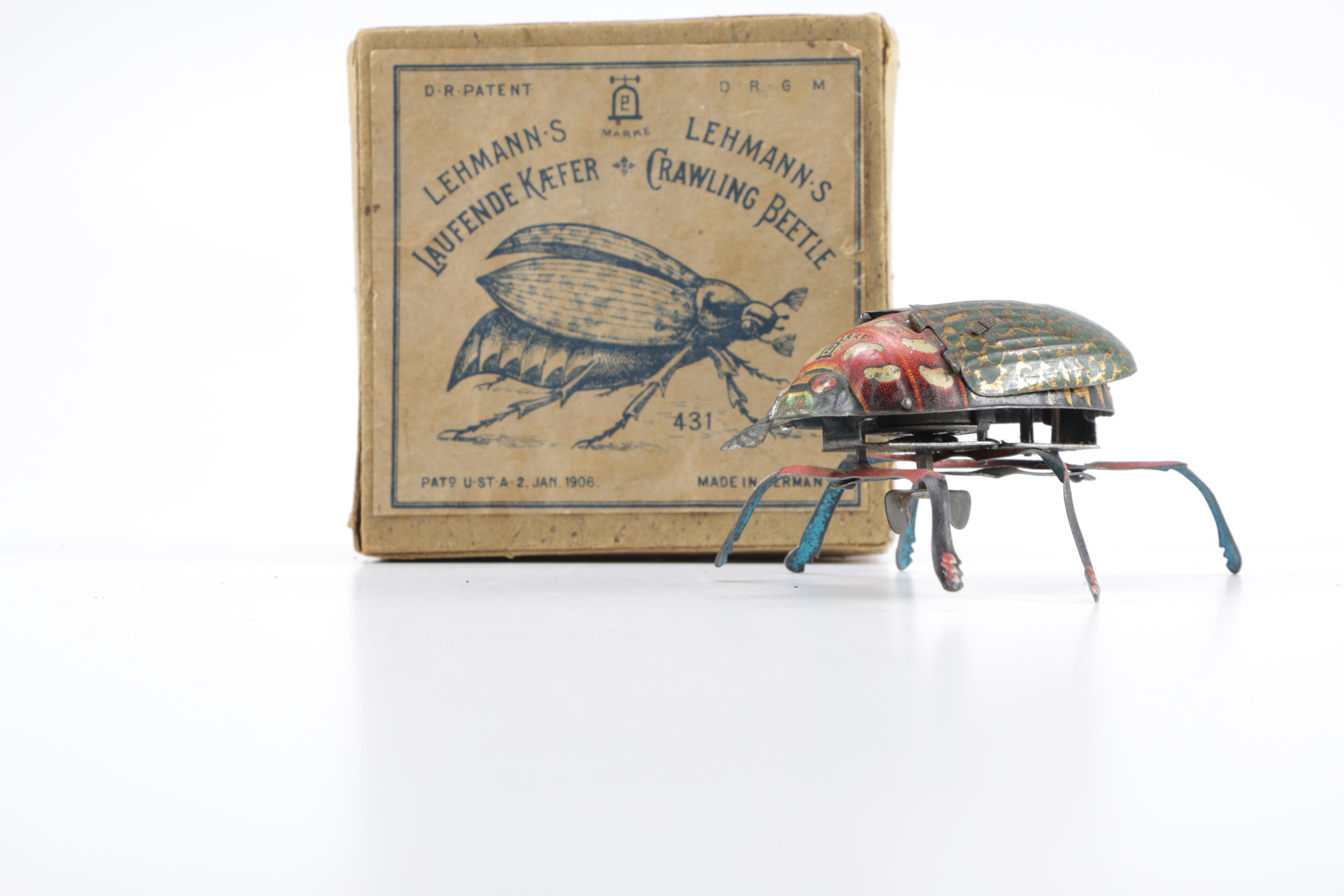 Lehmann's Crawling Beetle Tin Toy