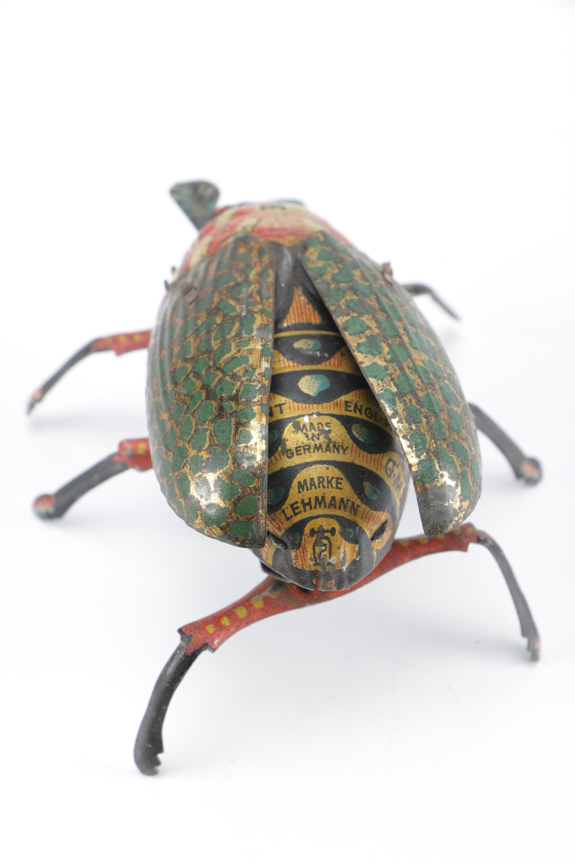 Lehmann's Crawling Beetle Tin Toy