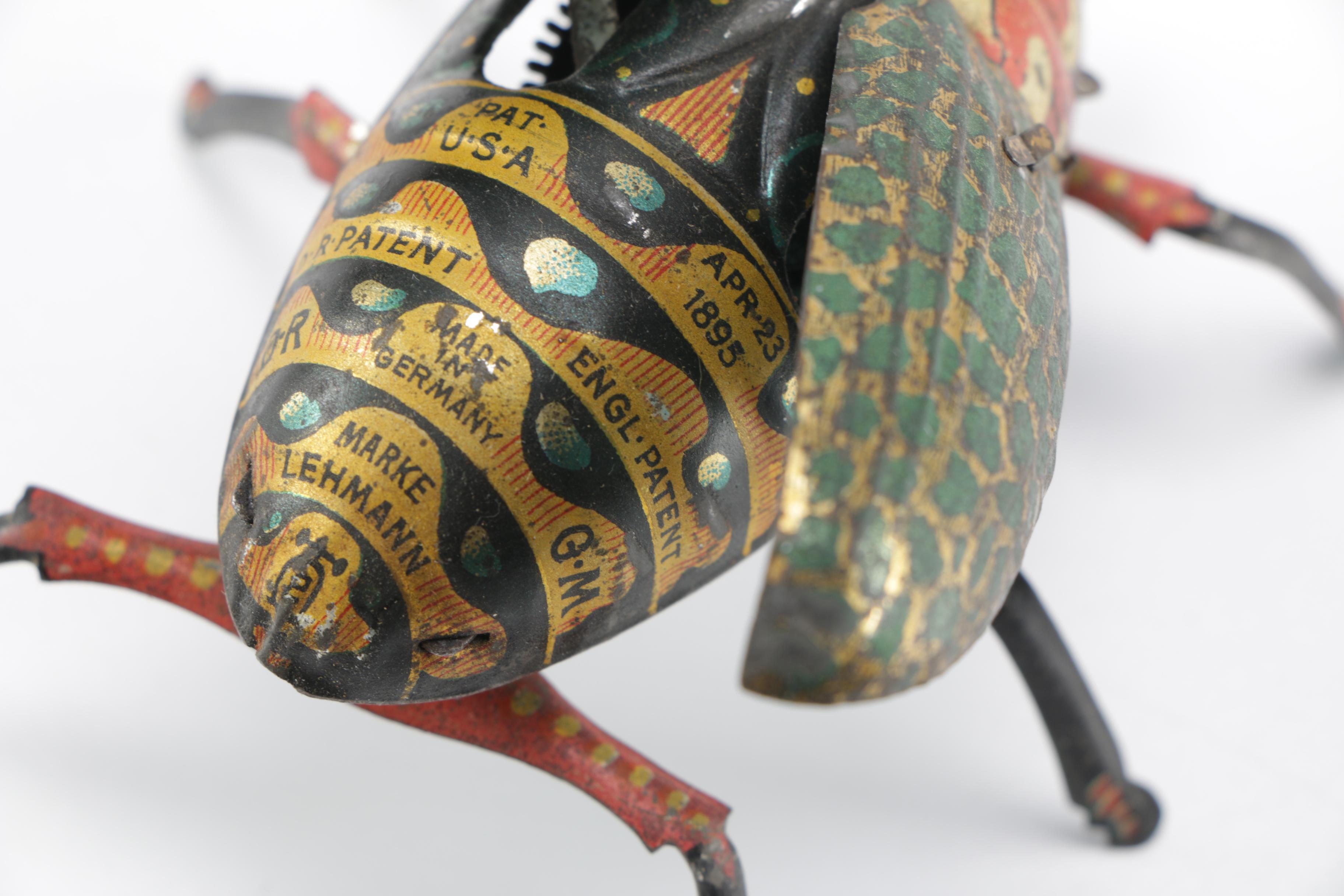 Lehmann's Crawling Beetle Tin Toy