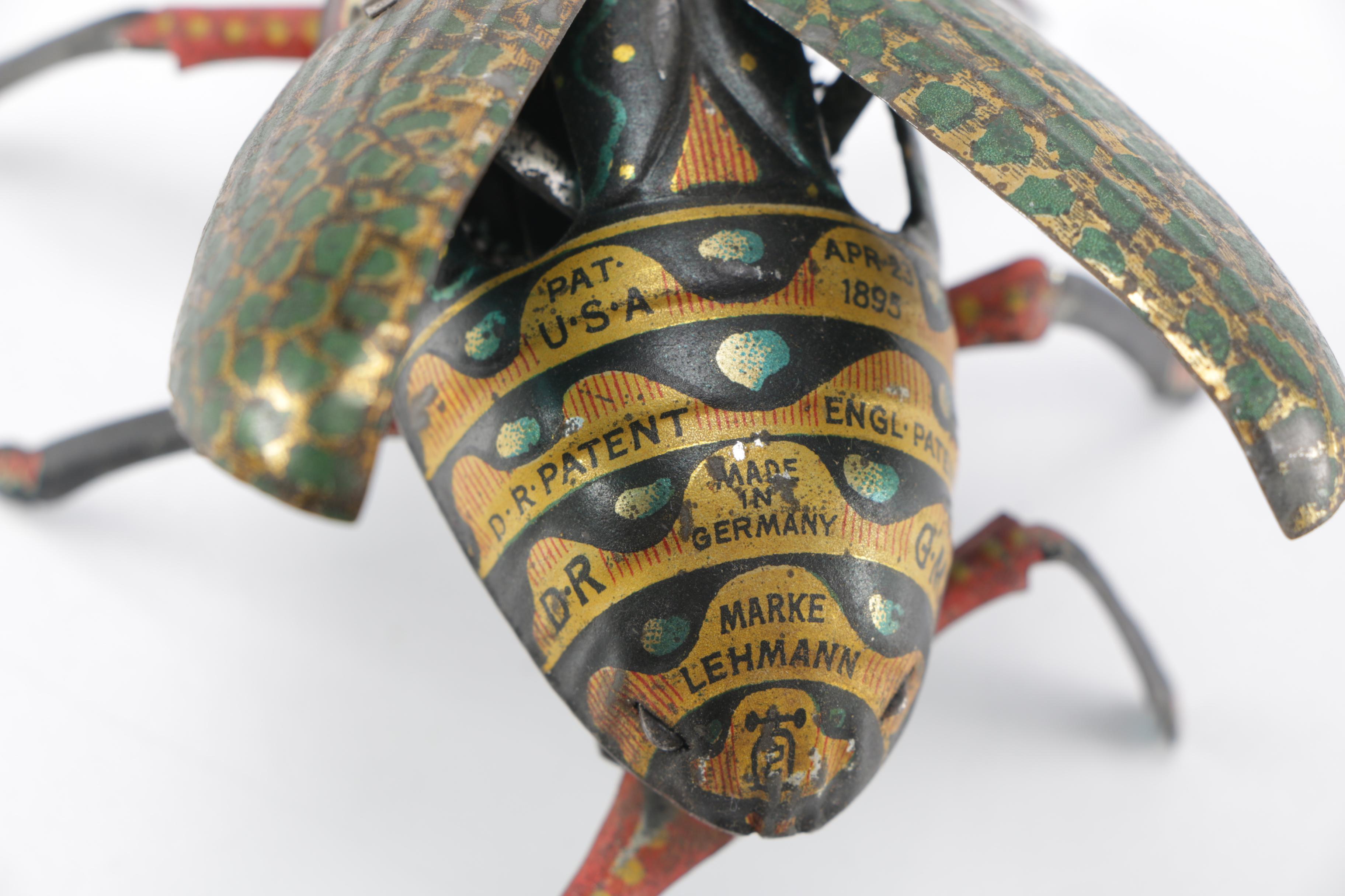 Lehmann's Crawling Beetle Tin Toy