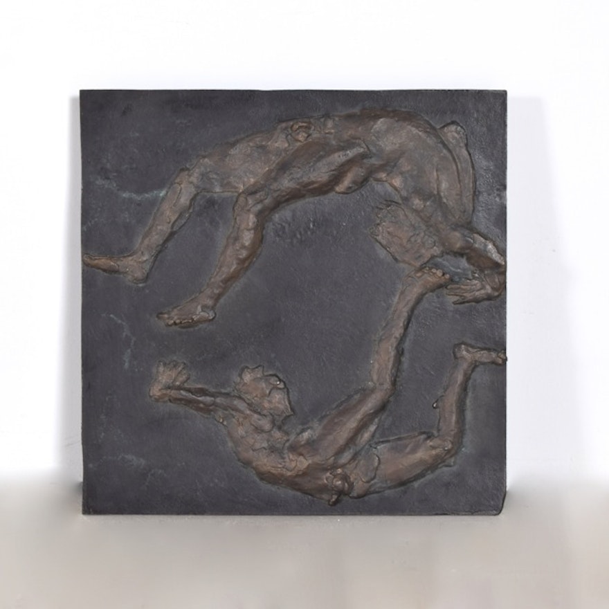 Bronze Bas-Relief Sculpture