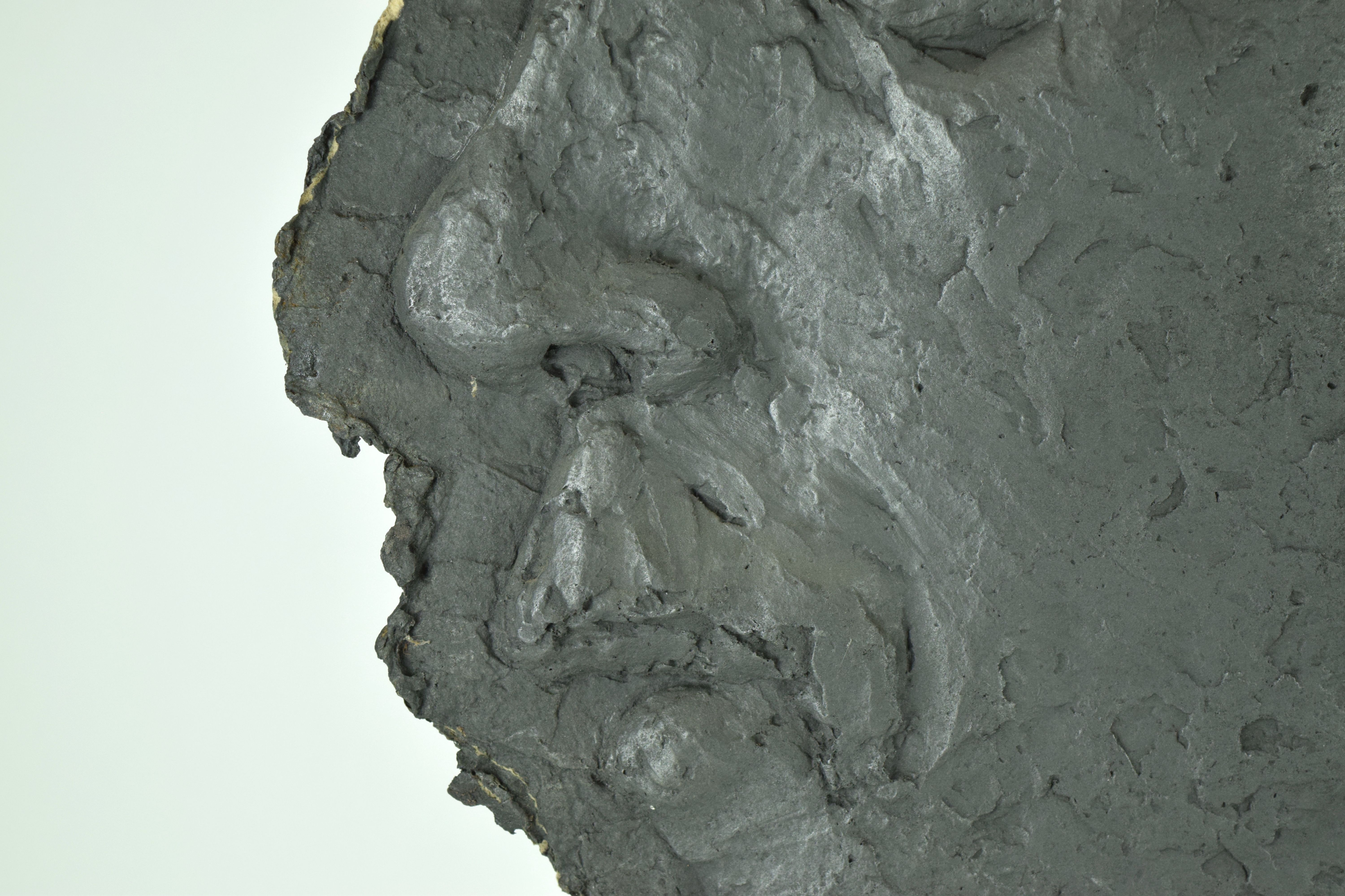 Original Tuska Cast Paper Bas-Relief Sculpture "Elliot"