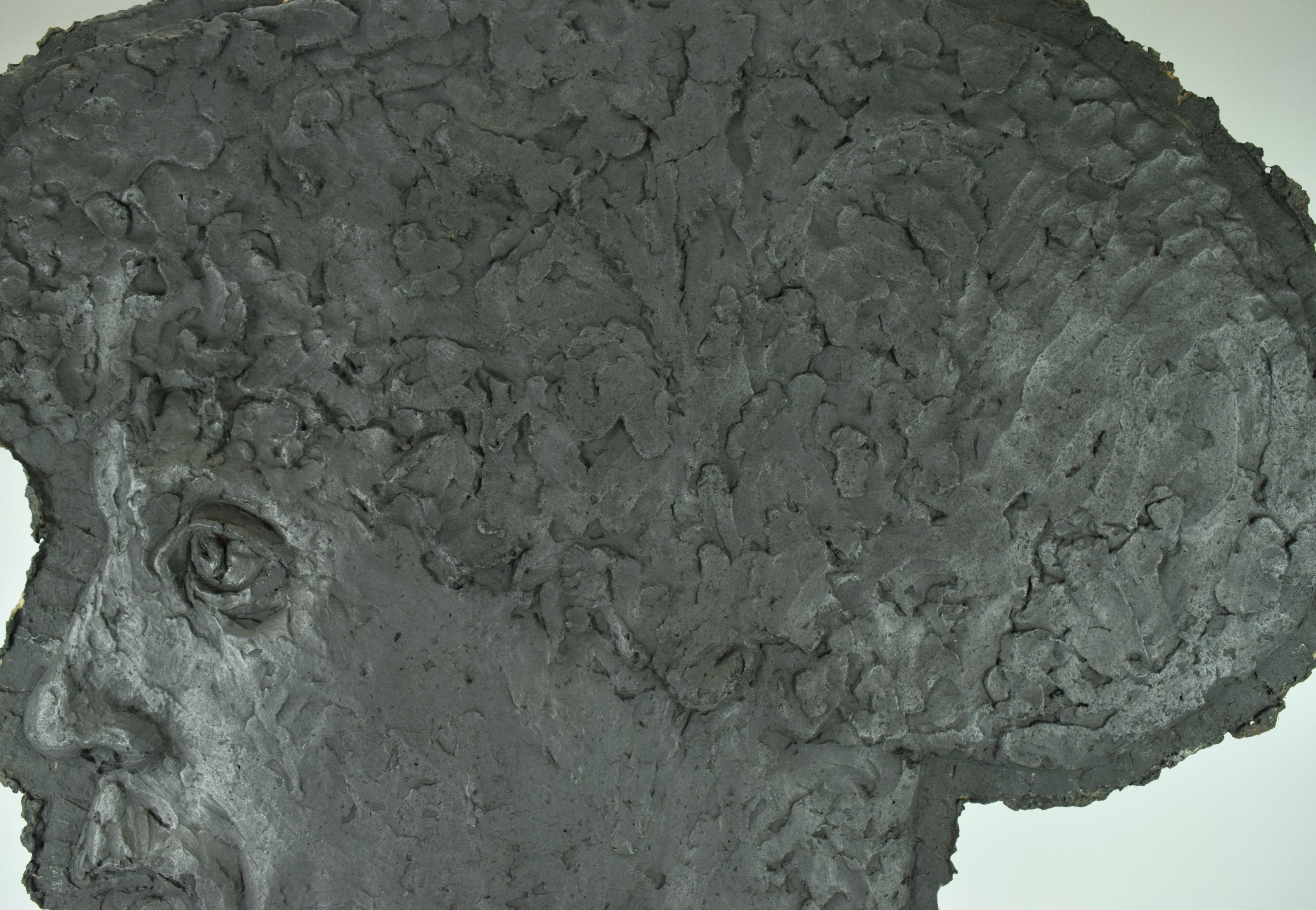 Original Tuska Cast Paper Bas-Relief Sculpture "Elliot"