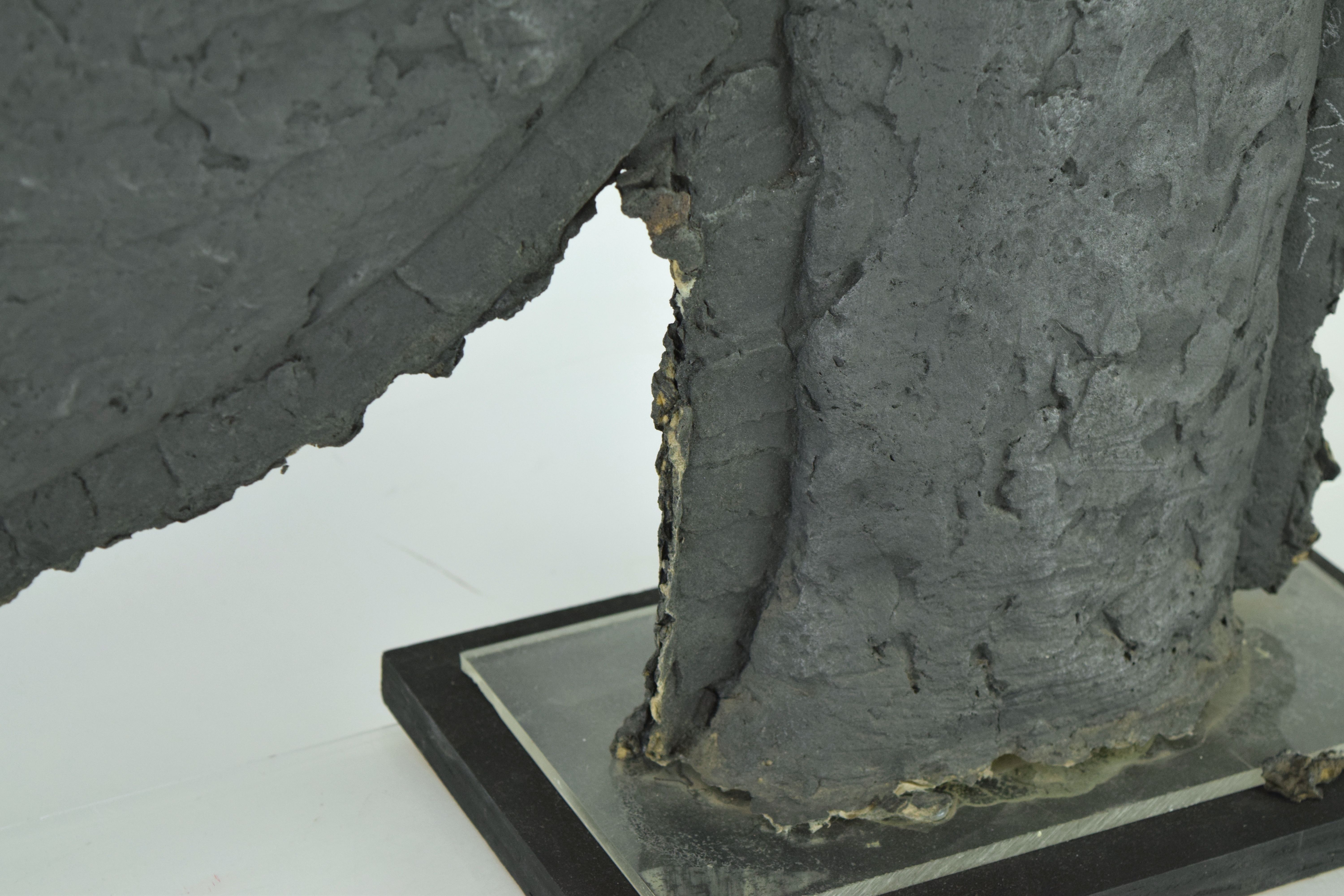 Original Tuska Cast Paper Bas-Relief Sculpture "Elliot"