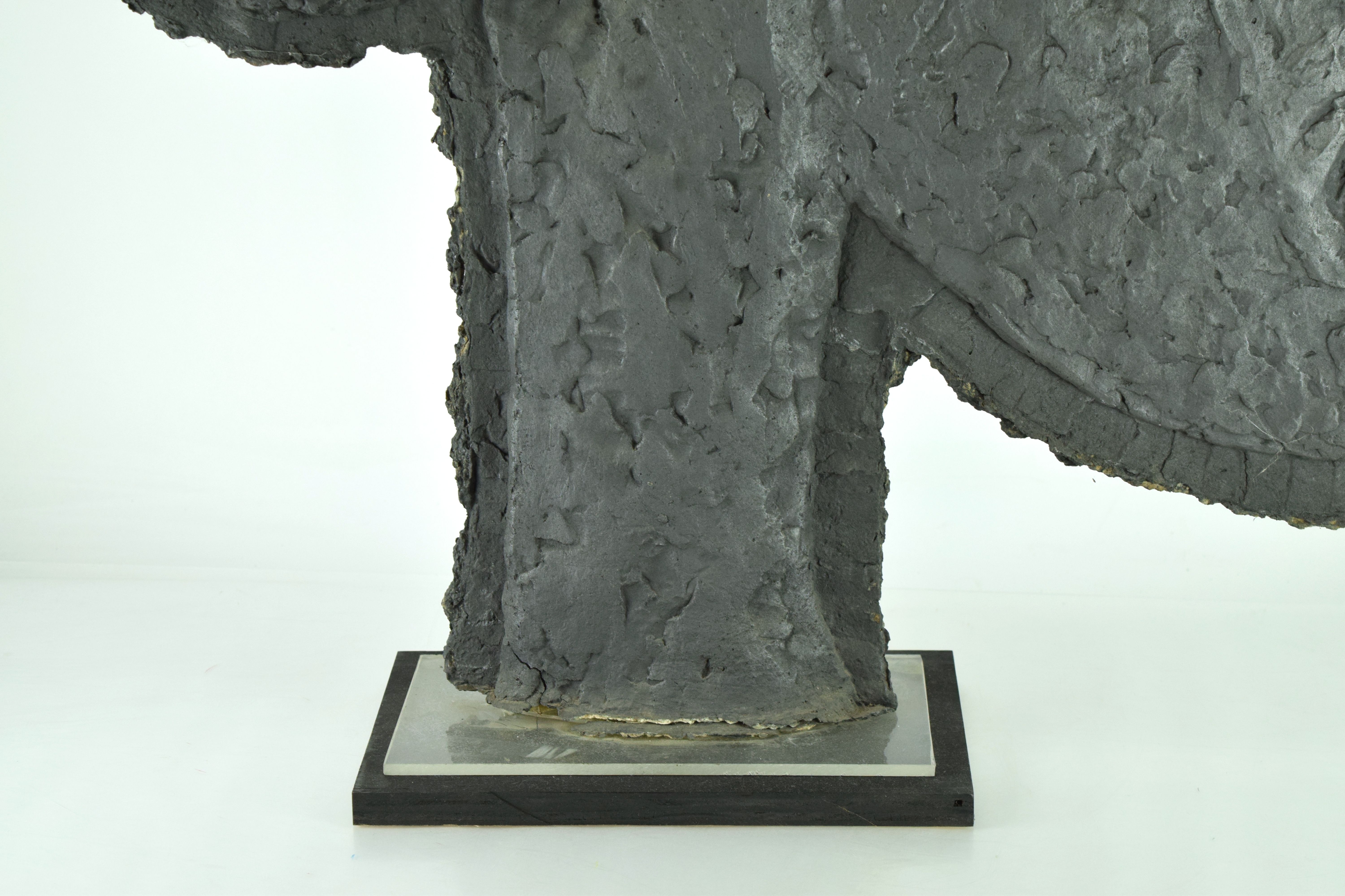 Original Tuska Cast Paper Bas-Relief Sculpture "Elliot"