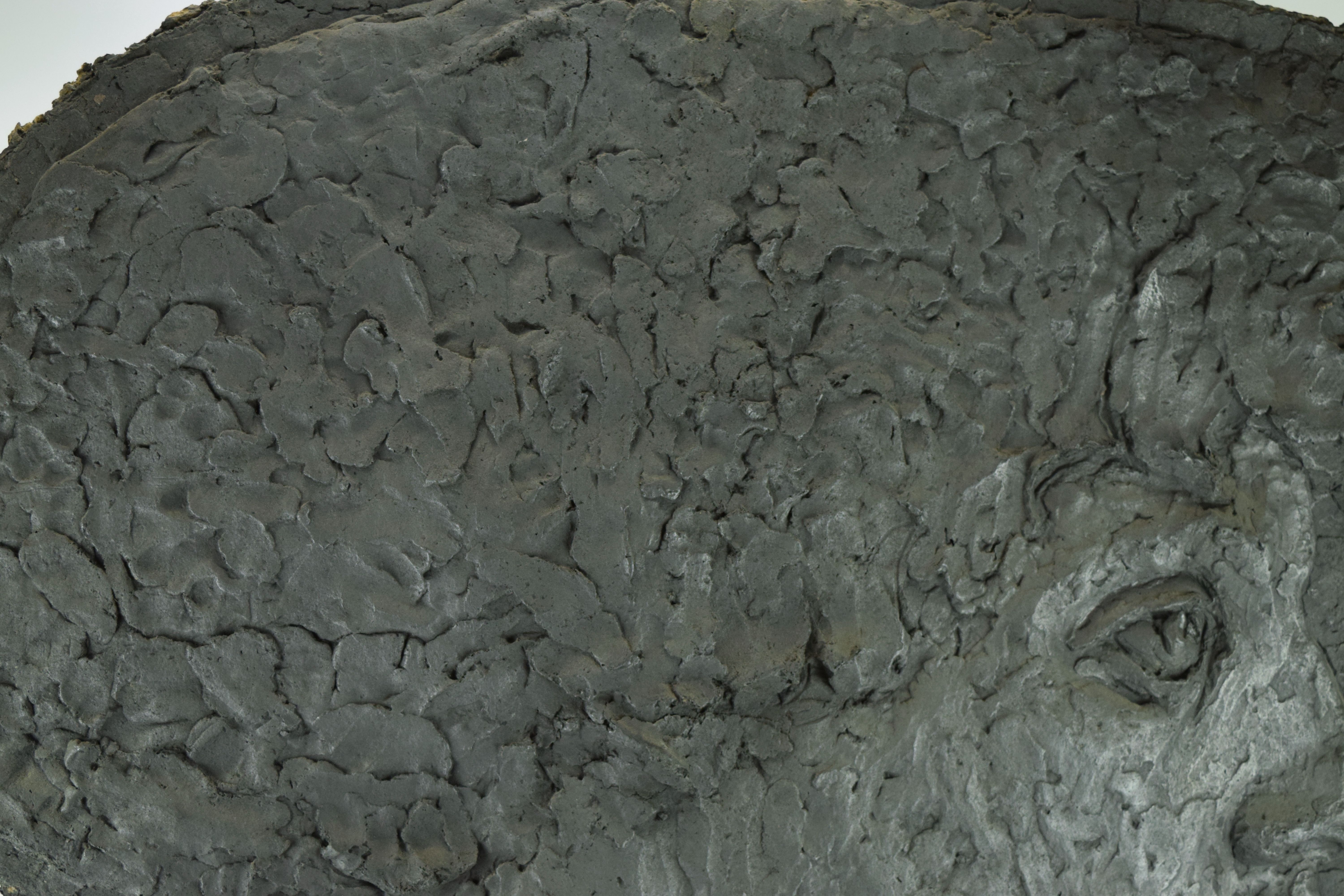 Original Tuska Cast Paper Bas-Relief Sculpture "Elliot"