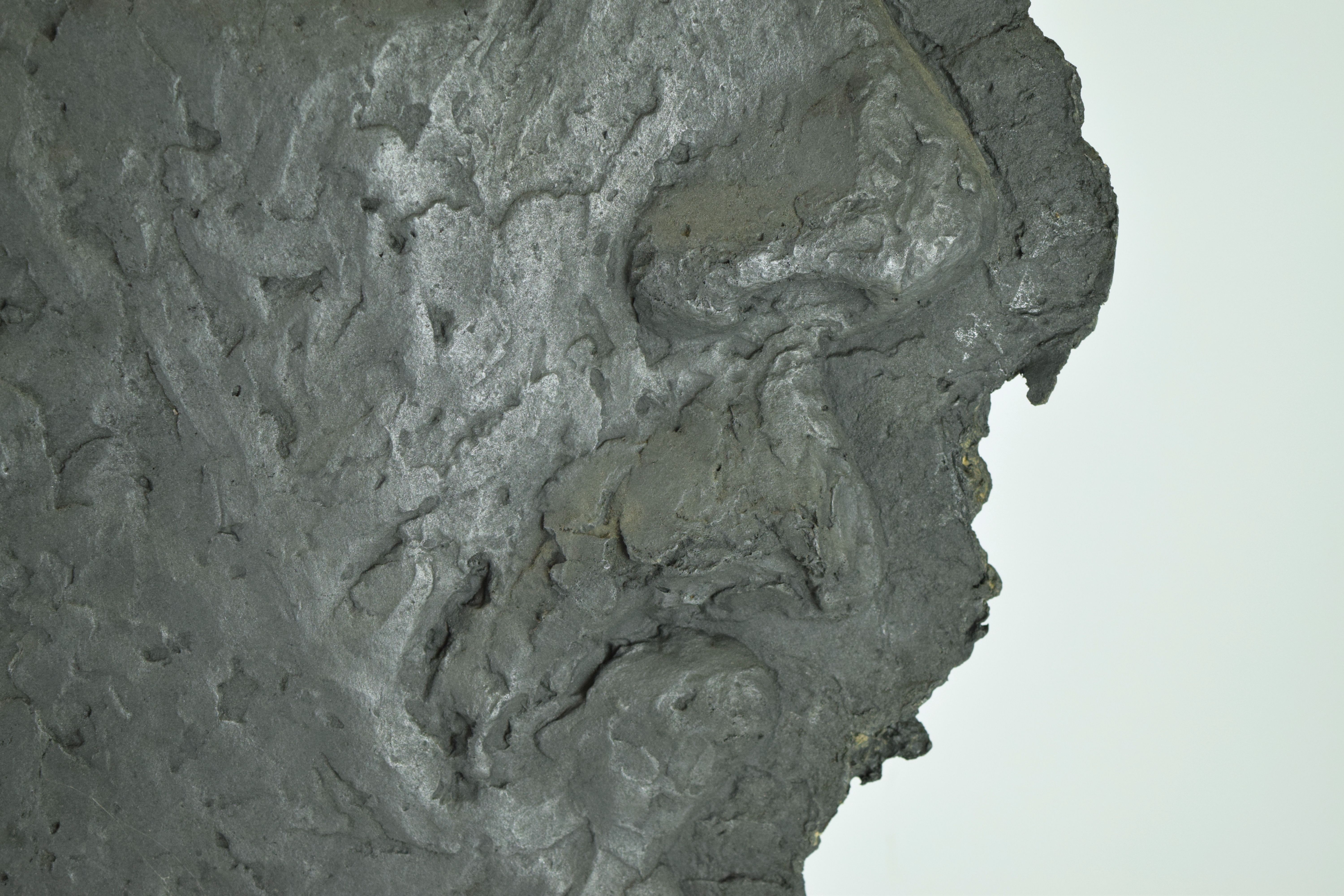 Original Tuska Cast Paper Bas-Relief Sculpture "Elliot"