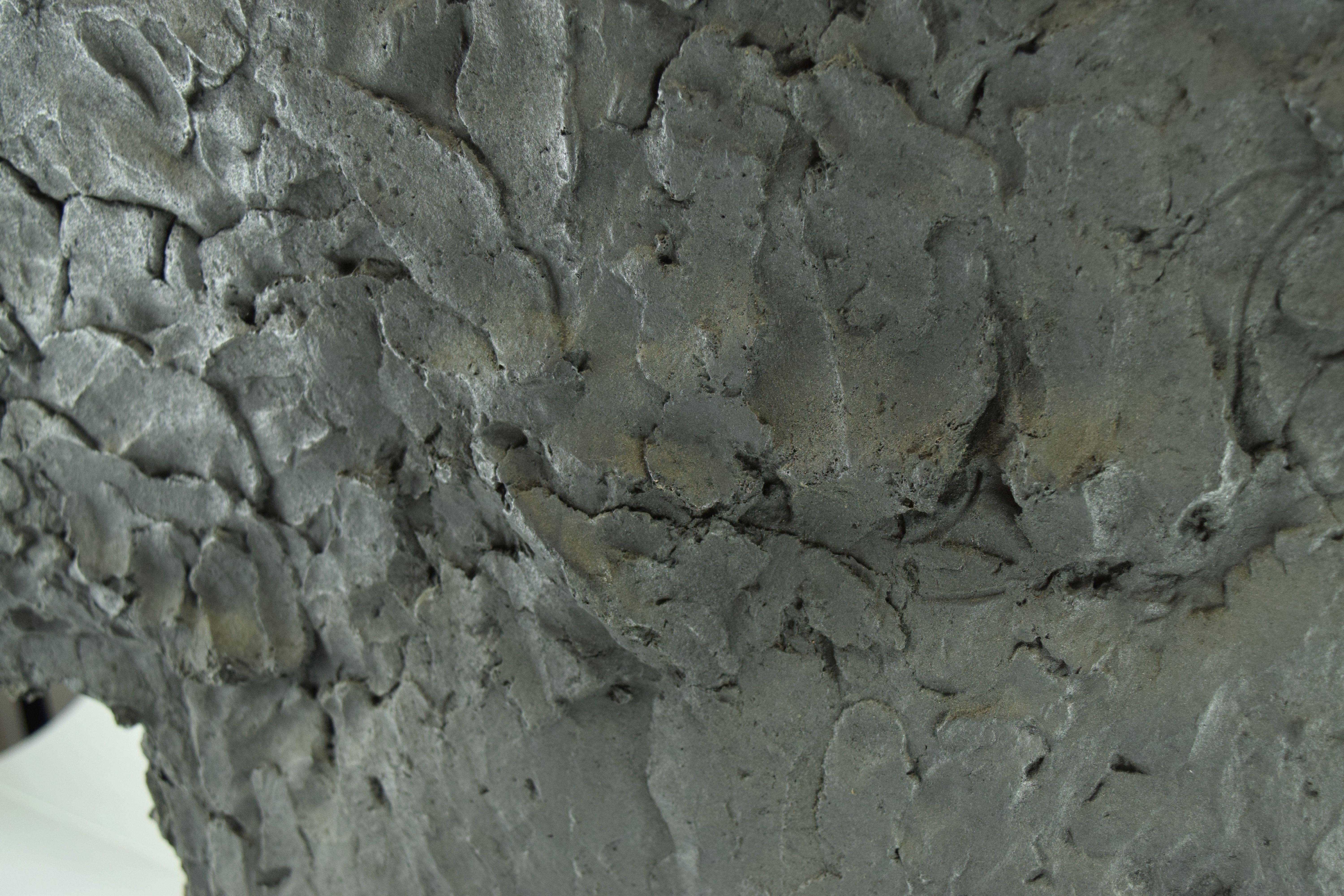 Original Tuska Cast Paper Bas-Relief Sculpture "Elliot"