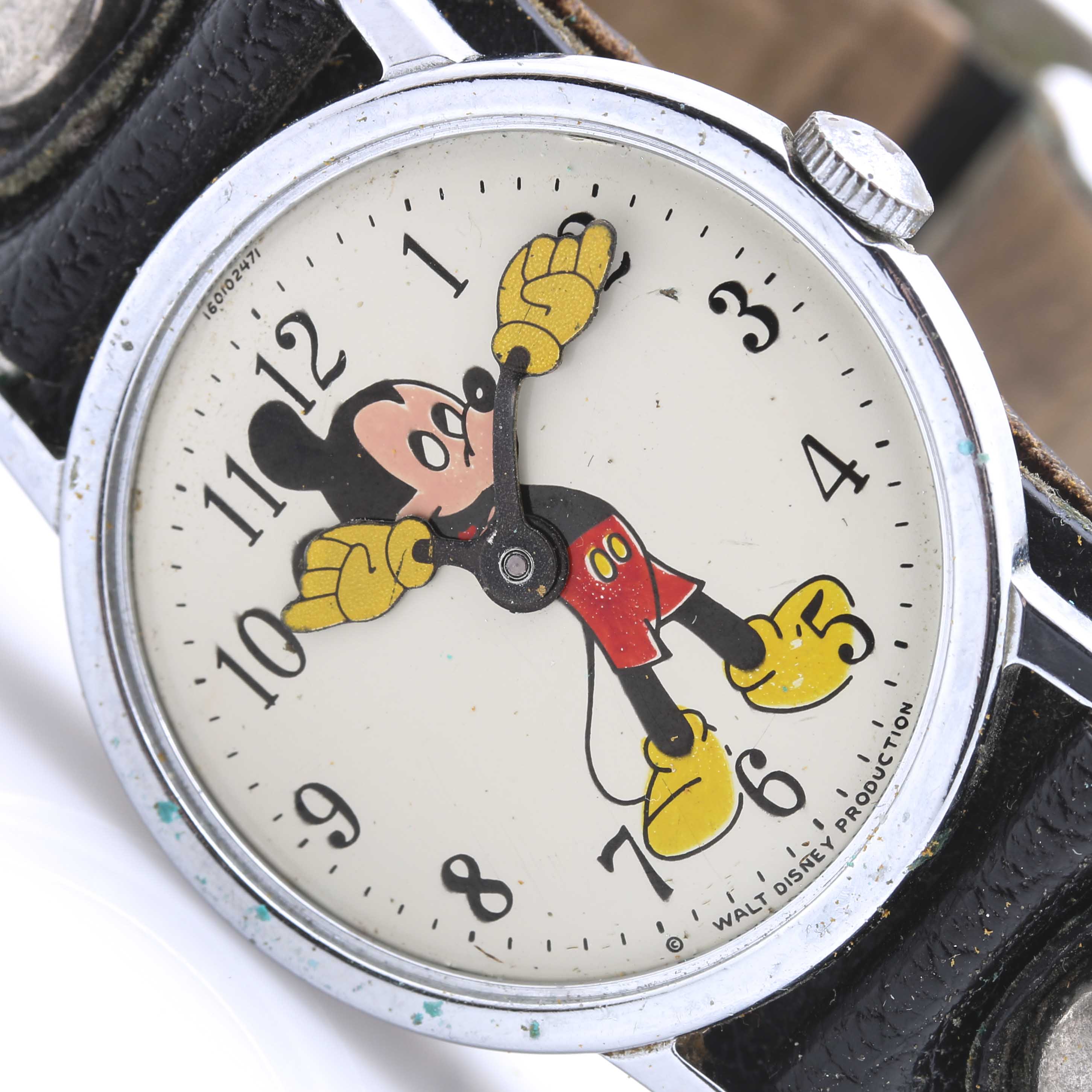 Vintage Circa Late 1960s Mickey Mouse Watch