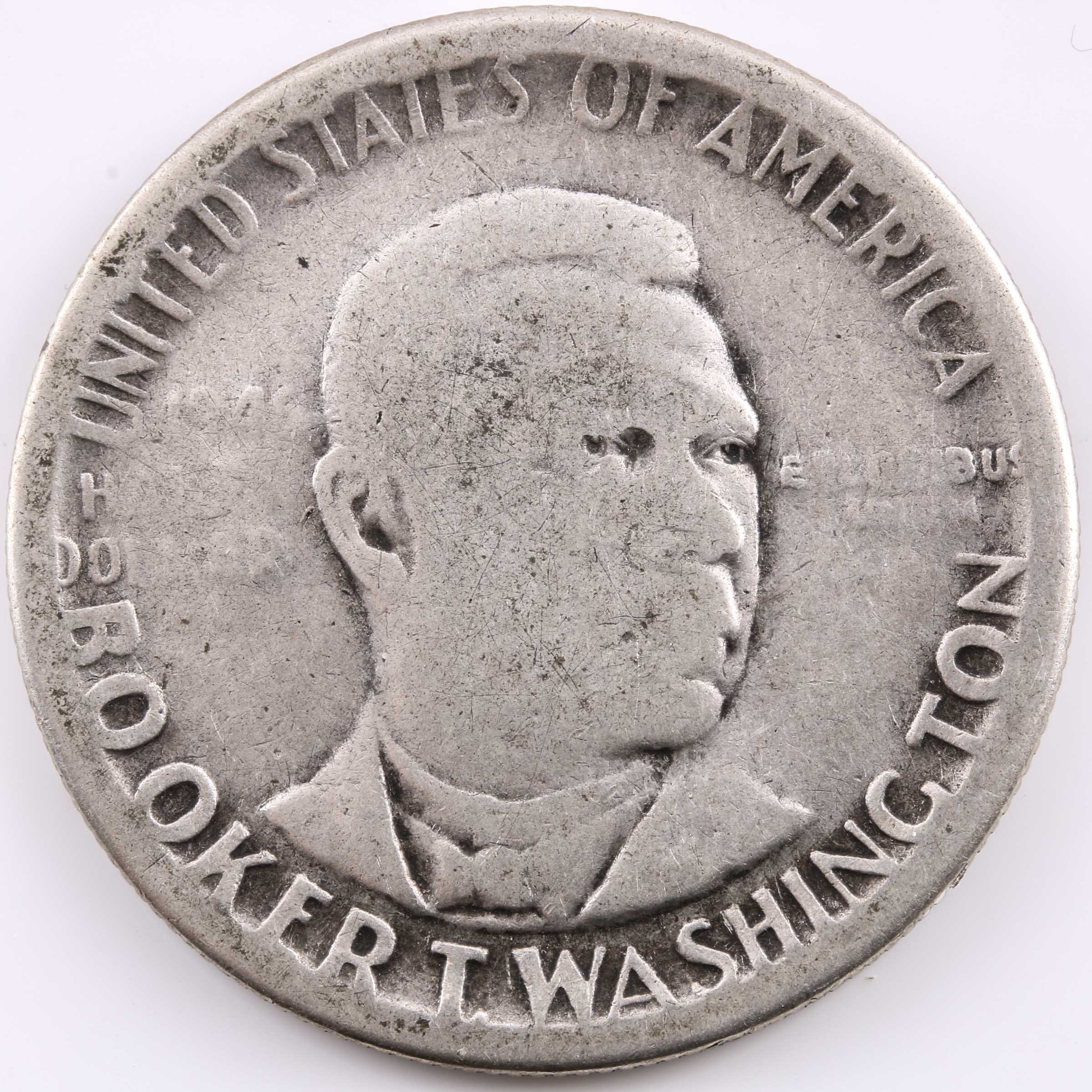 1946 Booker T. Washington Commemorative Silver Half Dollar