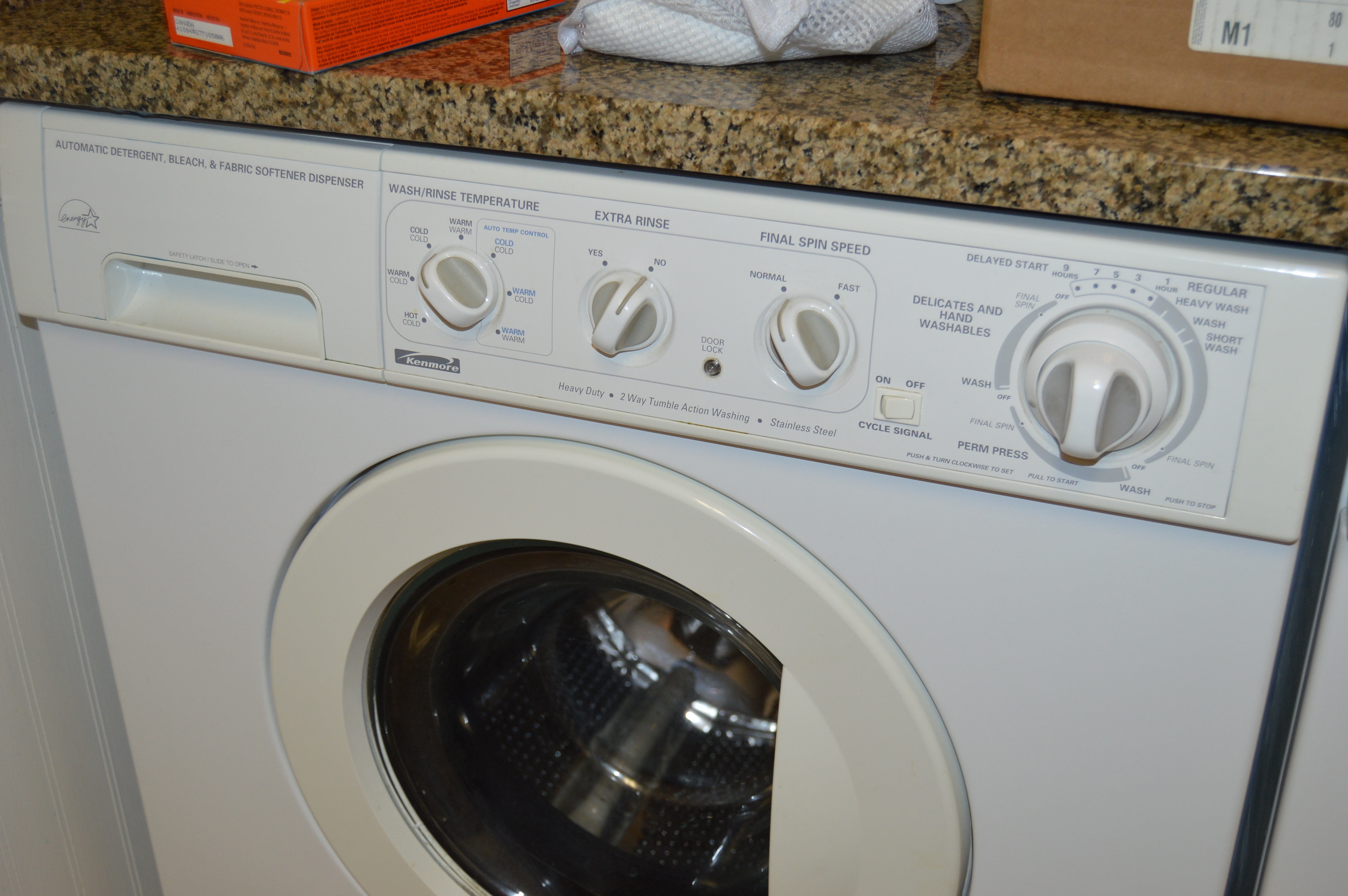 Convertible Front Load Kenmore Washer and Dryer