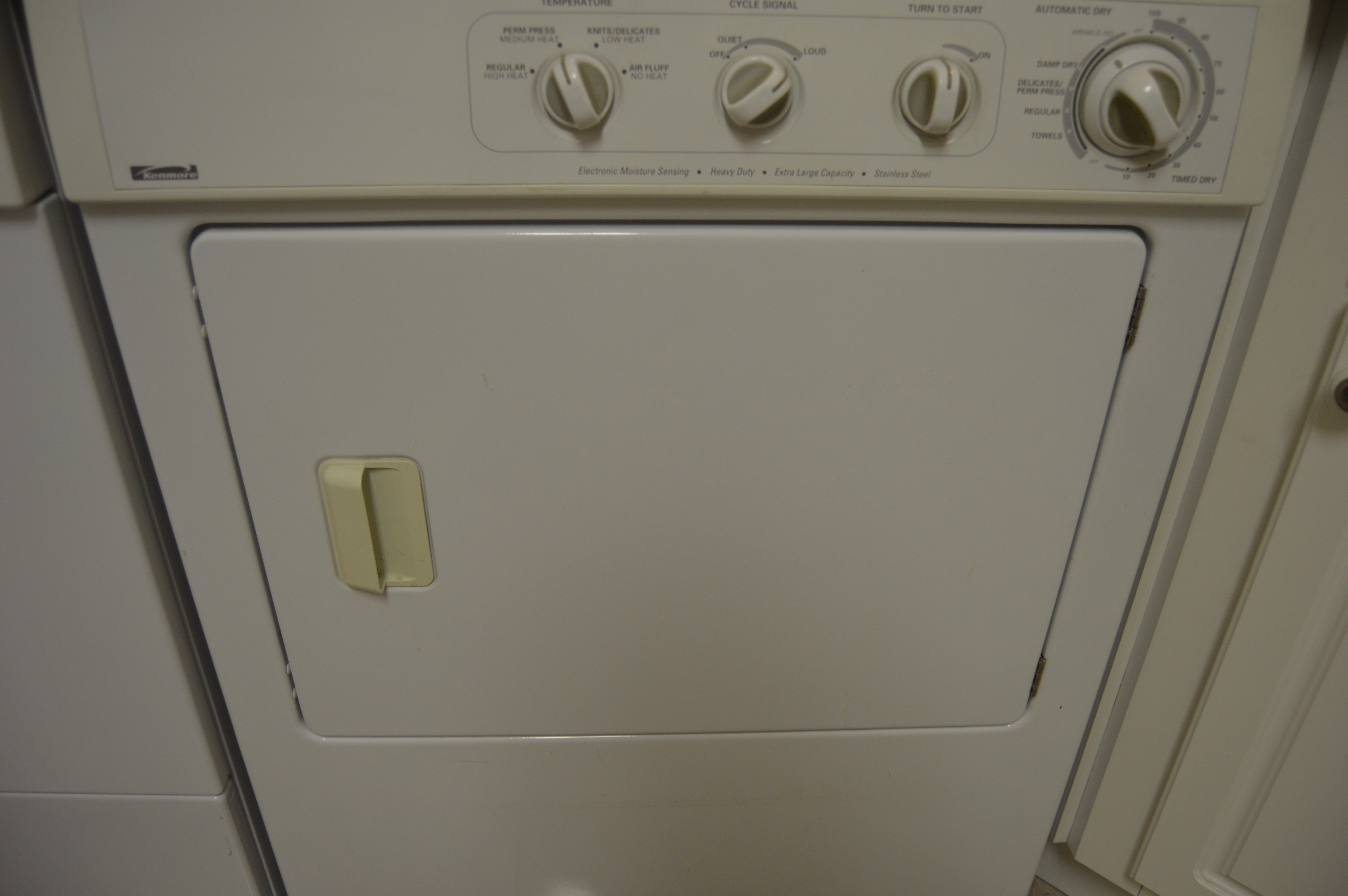 Convertible Front Load Kenmore Washer and Dryer