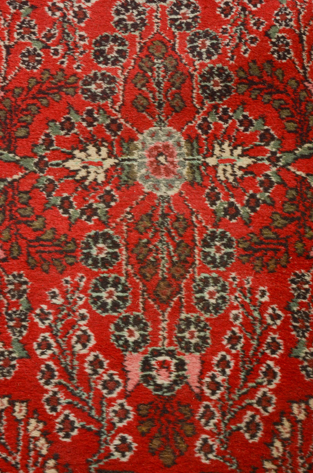 Persian Hand Woven Sarouk Style Wool Runner Rug