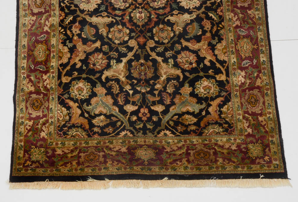 Indian Power Loomed Persian Style Wool Area Rug