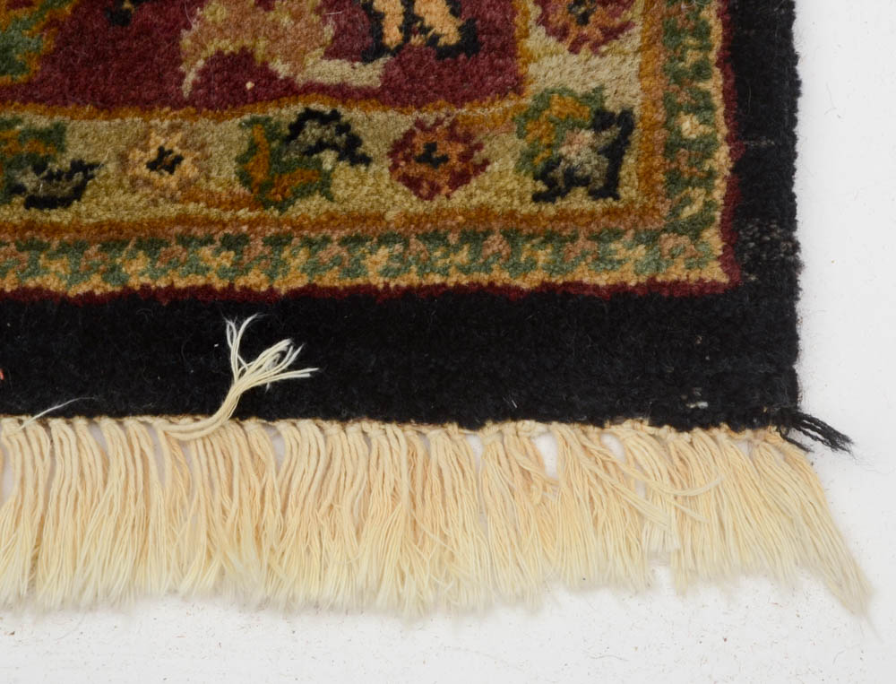 Indian Power Loomed Persian Style Wool Area Rug