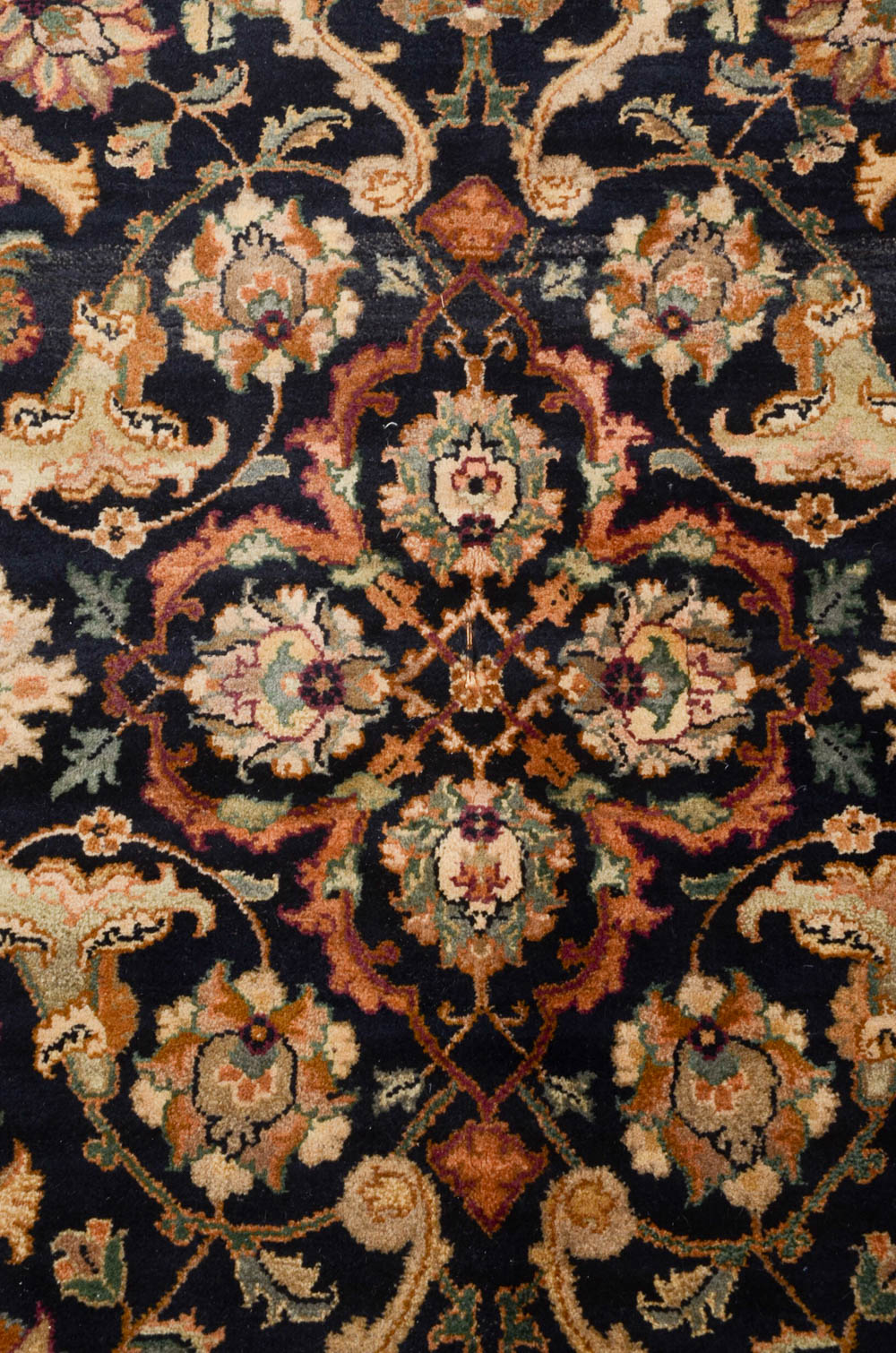 Indian Power Loomed Persian Style Wool Area Rug