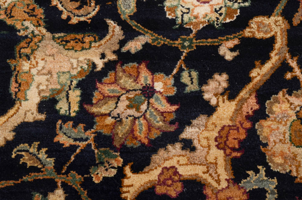 Indian Power Loomed Persian Style Wool Area Rug