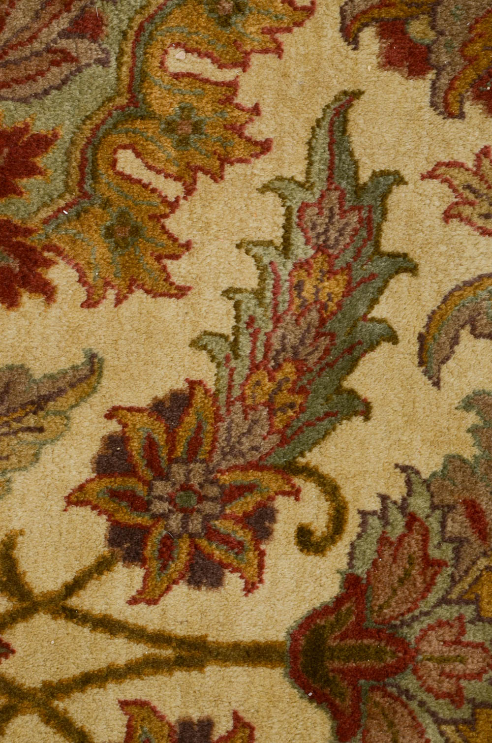 Persian-Inspired Round Wool Area Rug