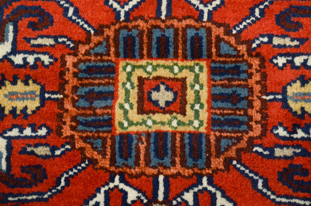 Indo-Heriz Hand Knotted Wool Area Rug