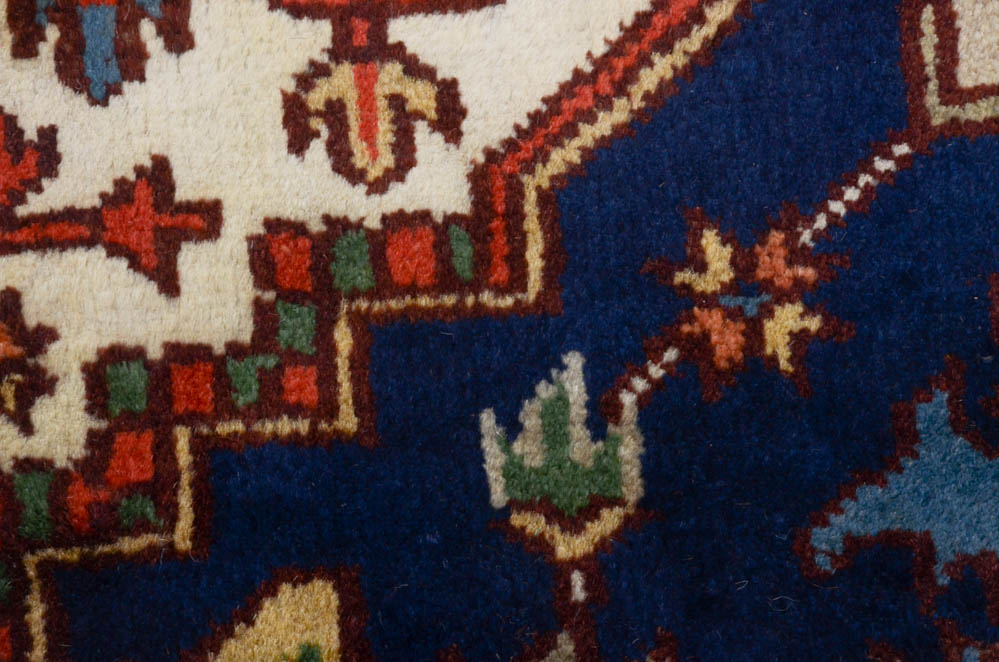 Indo-Heriz Hand Knotted Wool Area Rug