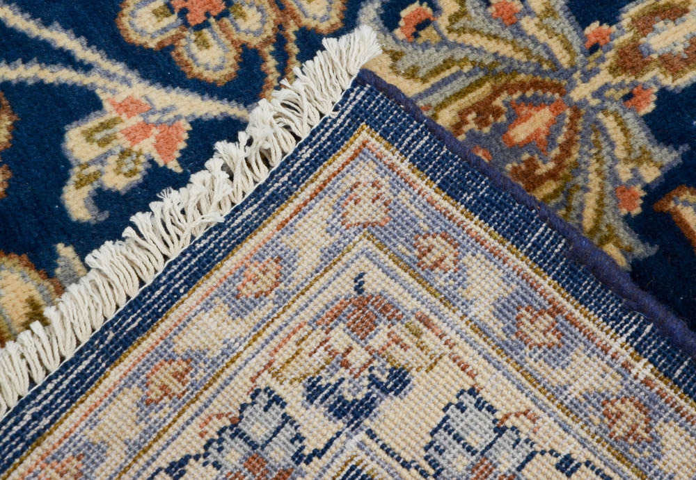 Vintage Persian Isfahan Hand Woven Wool Room-Sized Area Rug