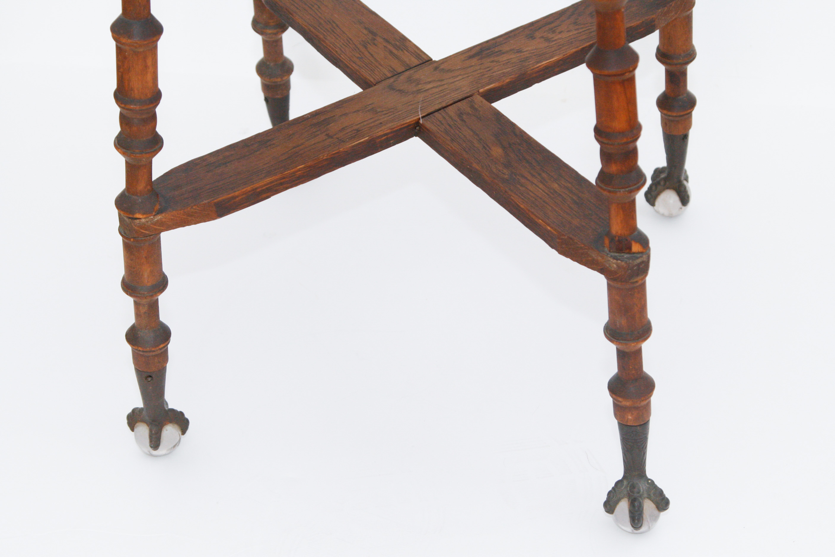 Early 20th C. Tobacco Card Top Games Table