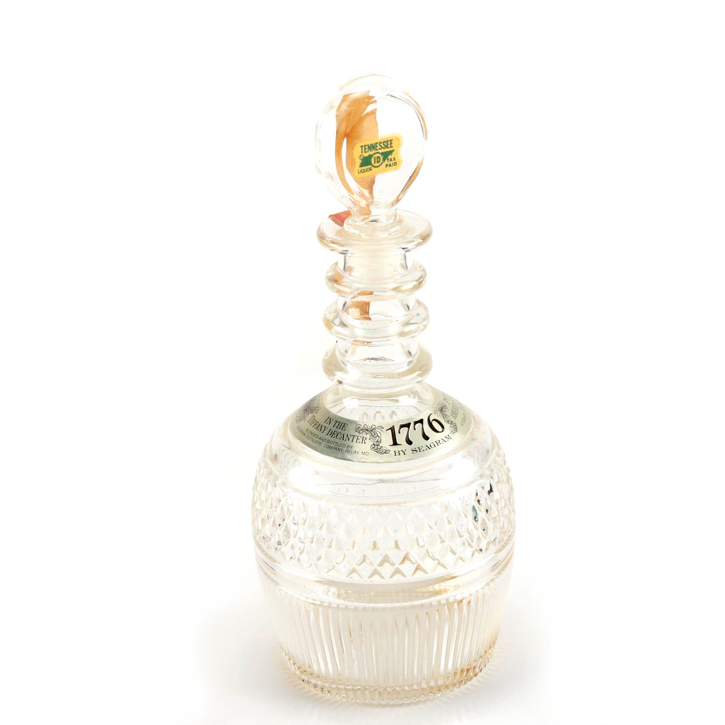 Seagram "1776" and Tiffany & Co. Decanter