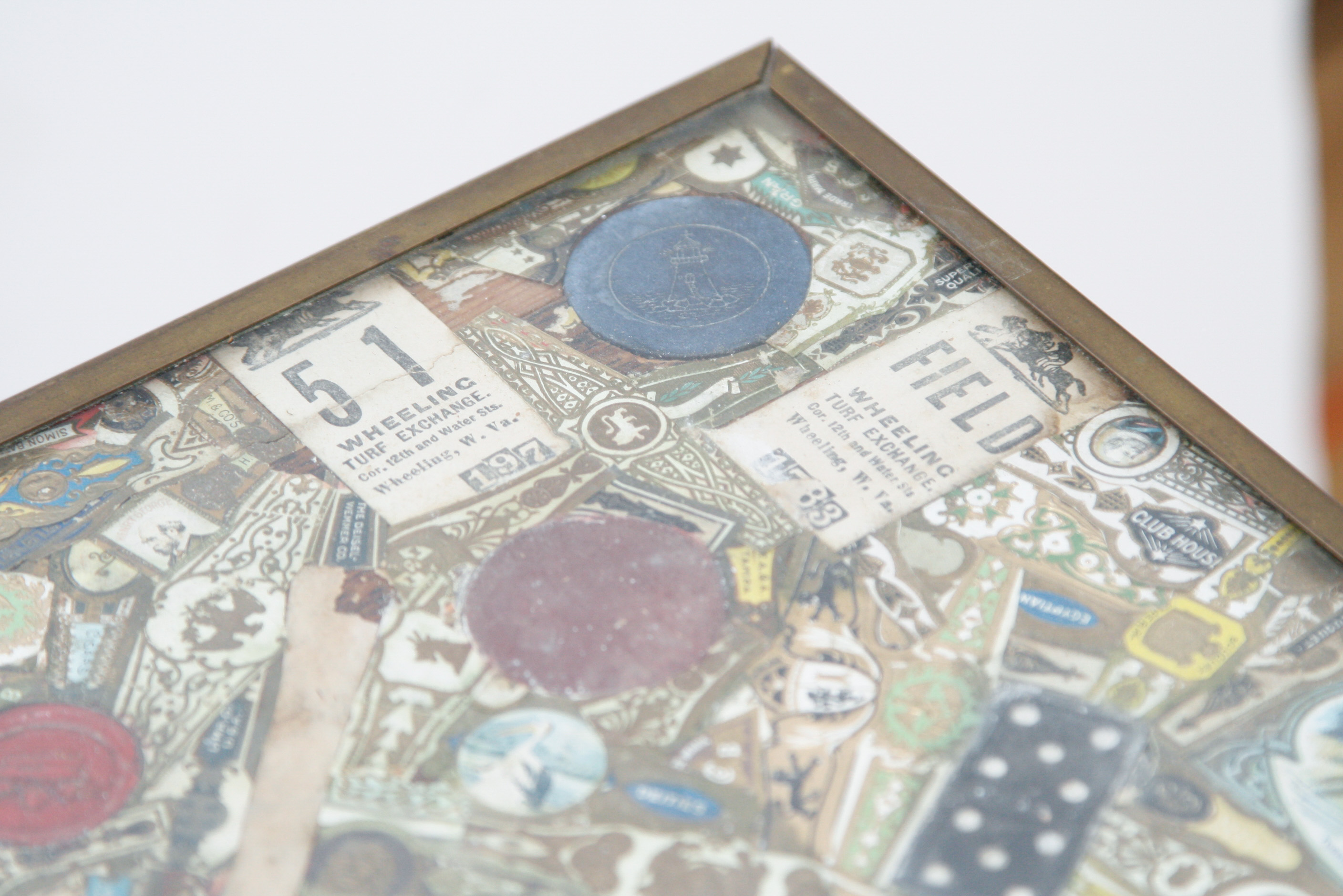 Early 20th C. Tobacco Card Top Games Table