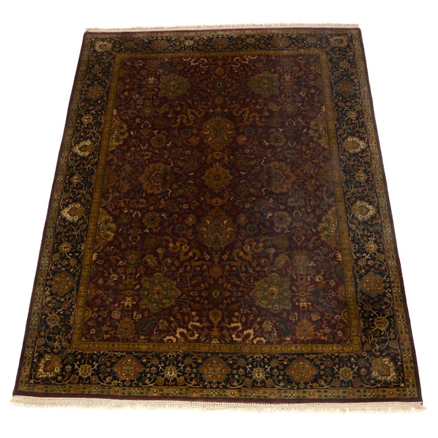 Power Loomed Persian Style Wool Area Rug