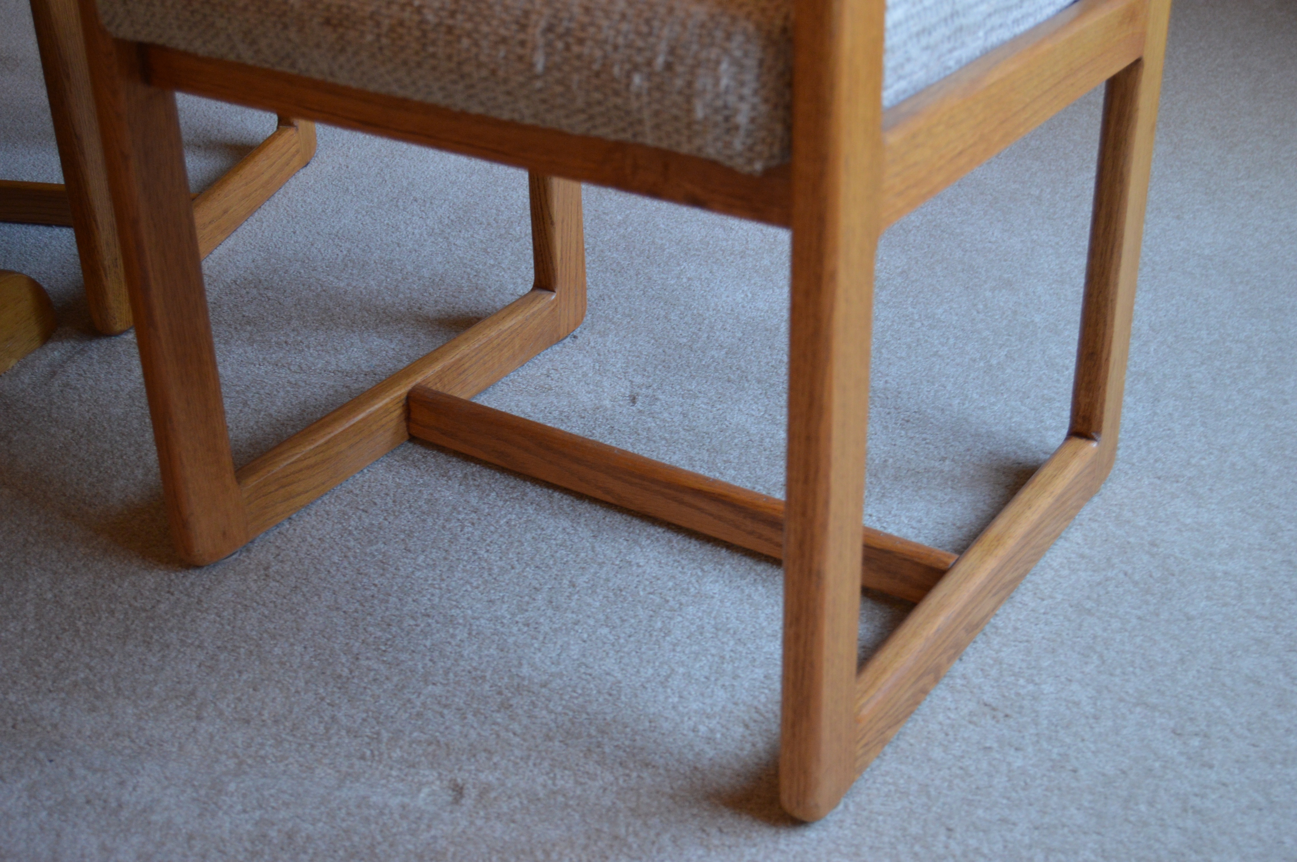 Oak Dining Table and Chair Set
